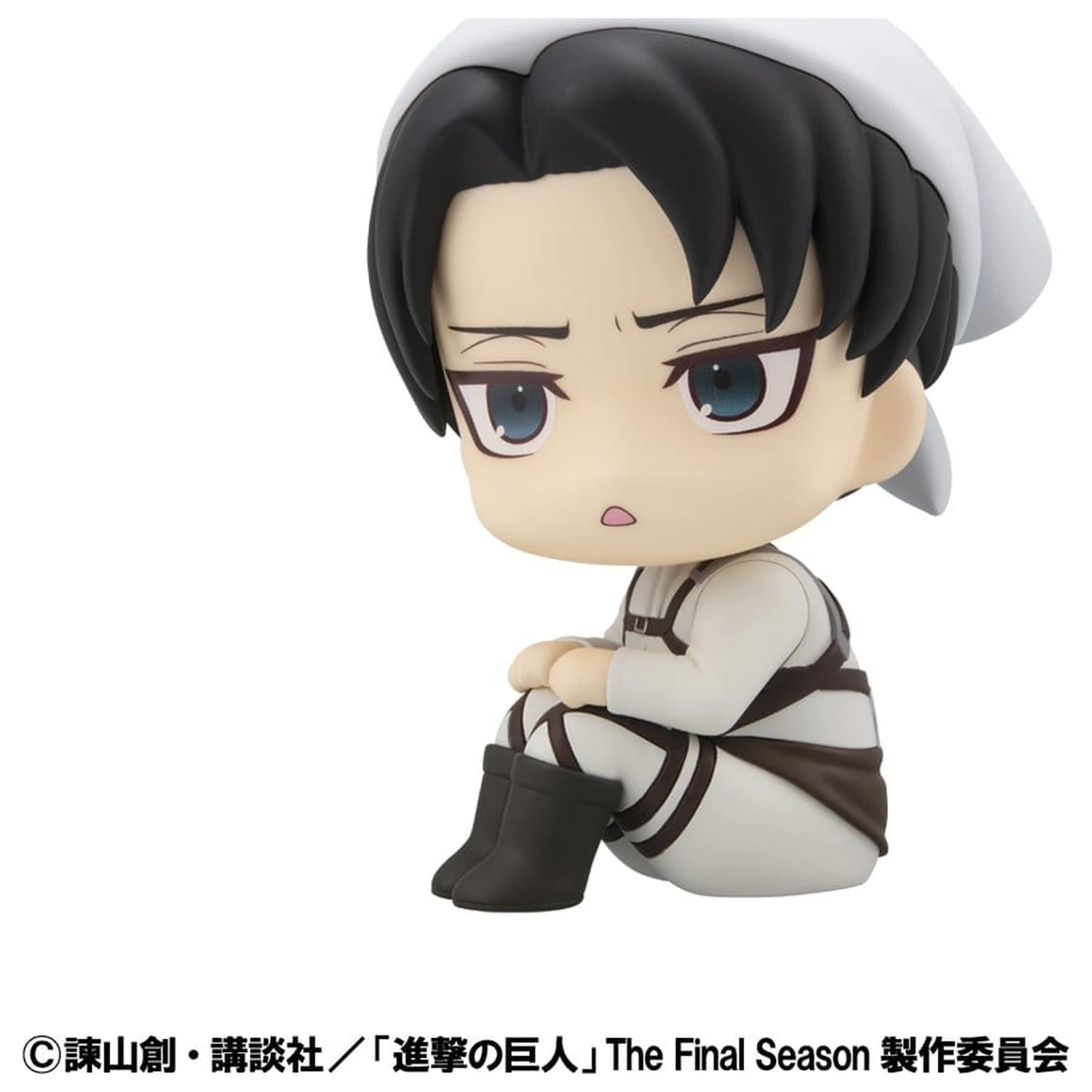 Attack on Titan Look Up PVC Kipi Levi Cleaning up Ver. & Mikasa Ackerman (z darilom) 11 cm fotografija izdelka