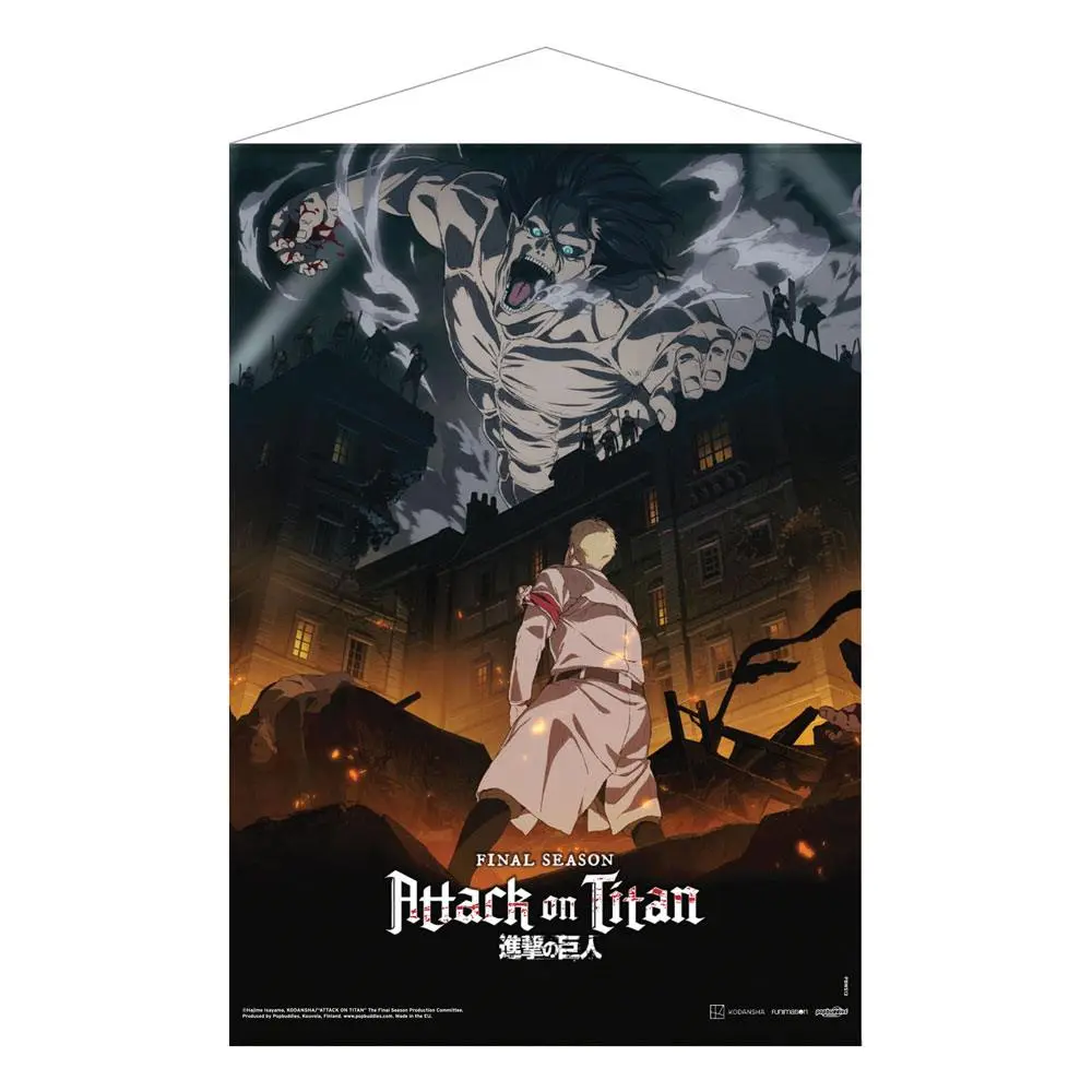 Attack on Titan: The Final Season stenski plakat Part 1 Key Visual 1 50 x 70 cm fotografija izdelka