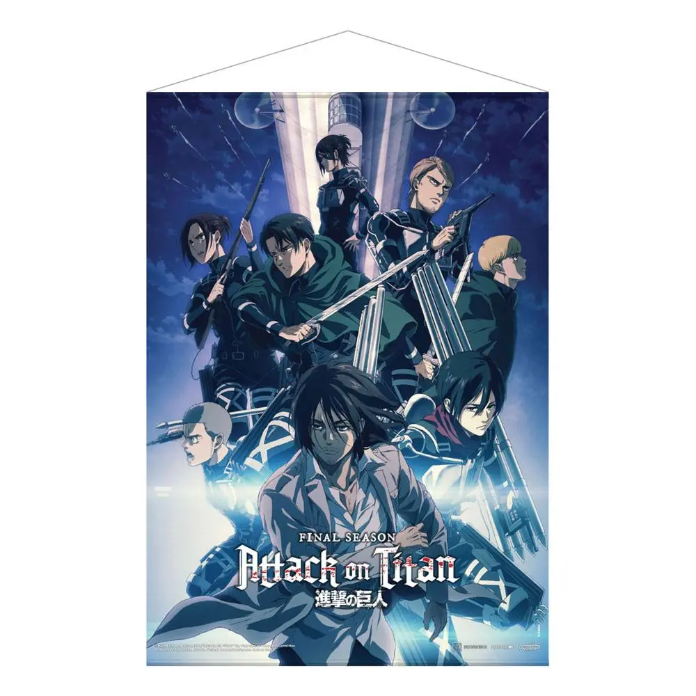 Attack on Titan: The Final Season Wallscroll Del 1 Ključna slika 2 50 x 70 cm fotografija izdelka