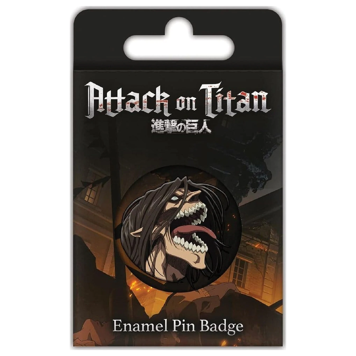 Attack on Titan emajliran značka S3 (Eren Titan Rage) fotografija izdelka
