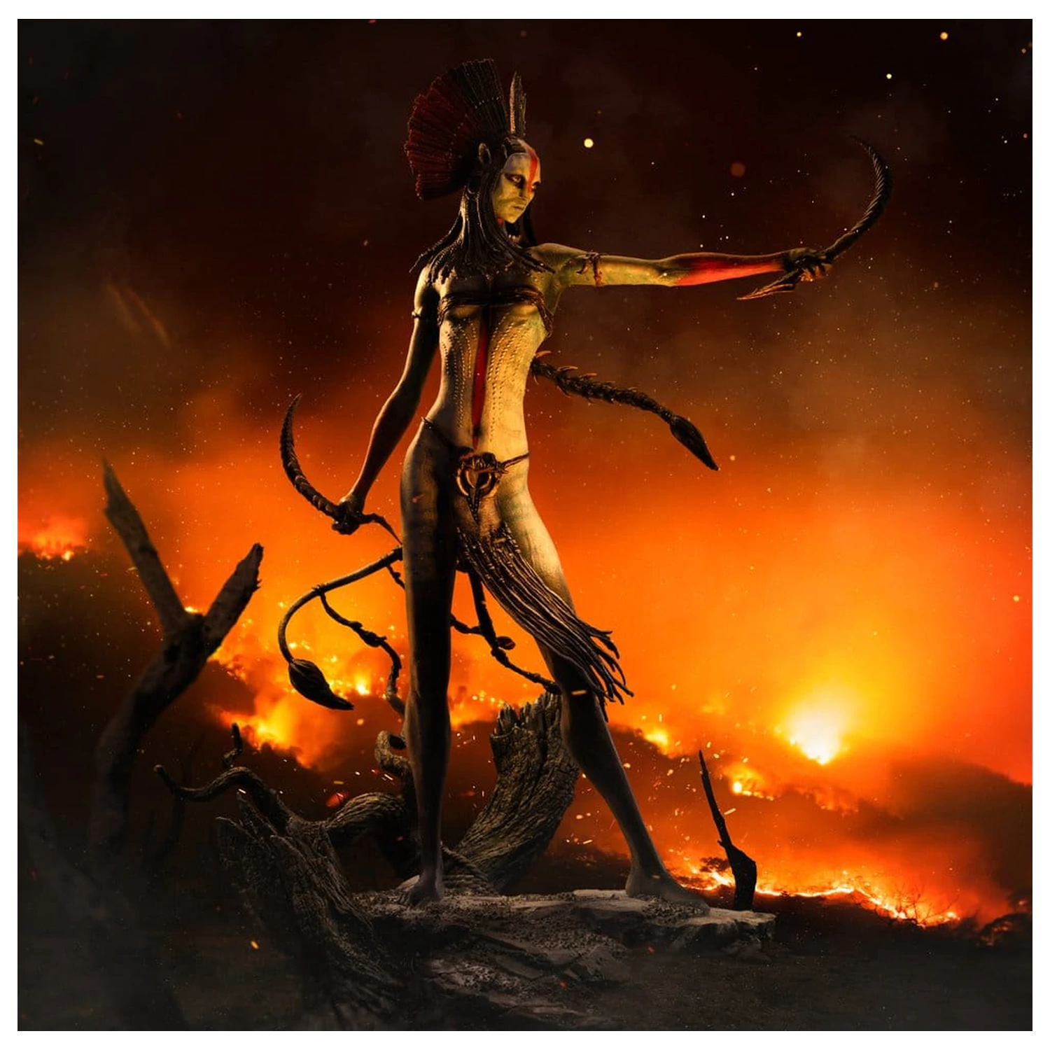 Avatar 3: Fire and Ash Art Scale kip 1/10 Varang 38 cm fotografija izdelka