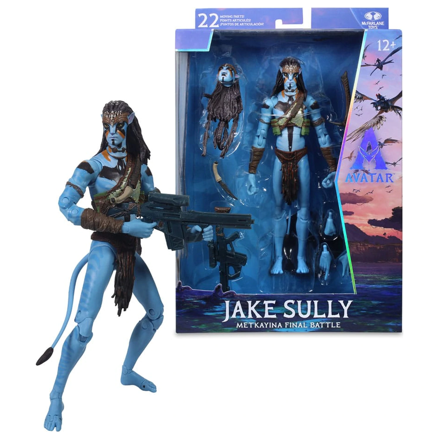 Avatar: Fire and Ash akcijska figura Jake Sully (Metkayina Final Battle) 18 cm fotografija izdelka