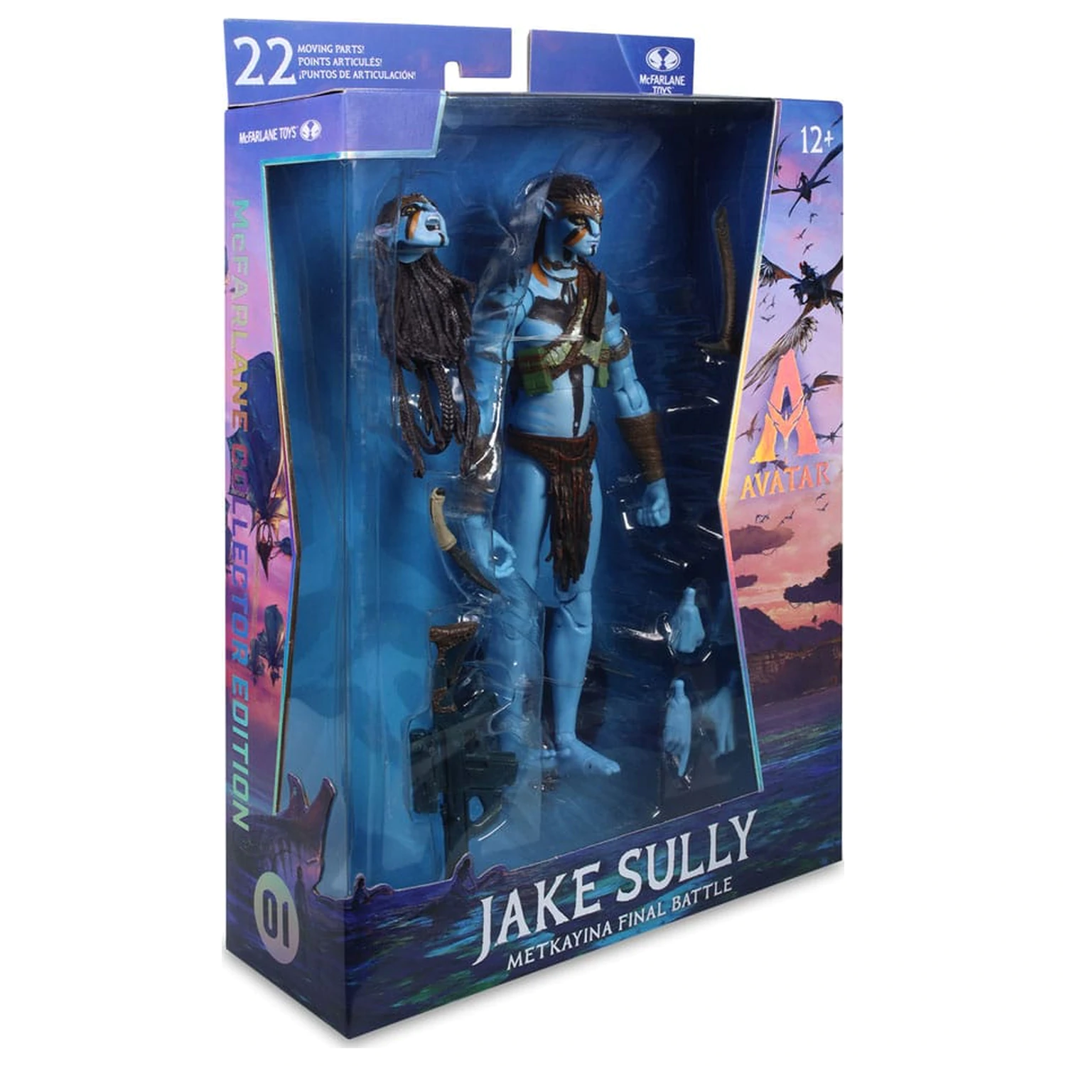 Avatar: Fire and Ash akcijska figura Jake Sully (Metkayina Final Battle) 18 cm fotografija izdelka