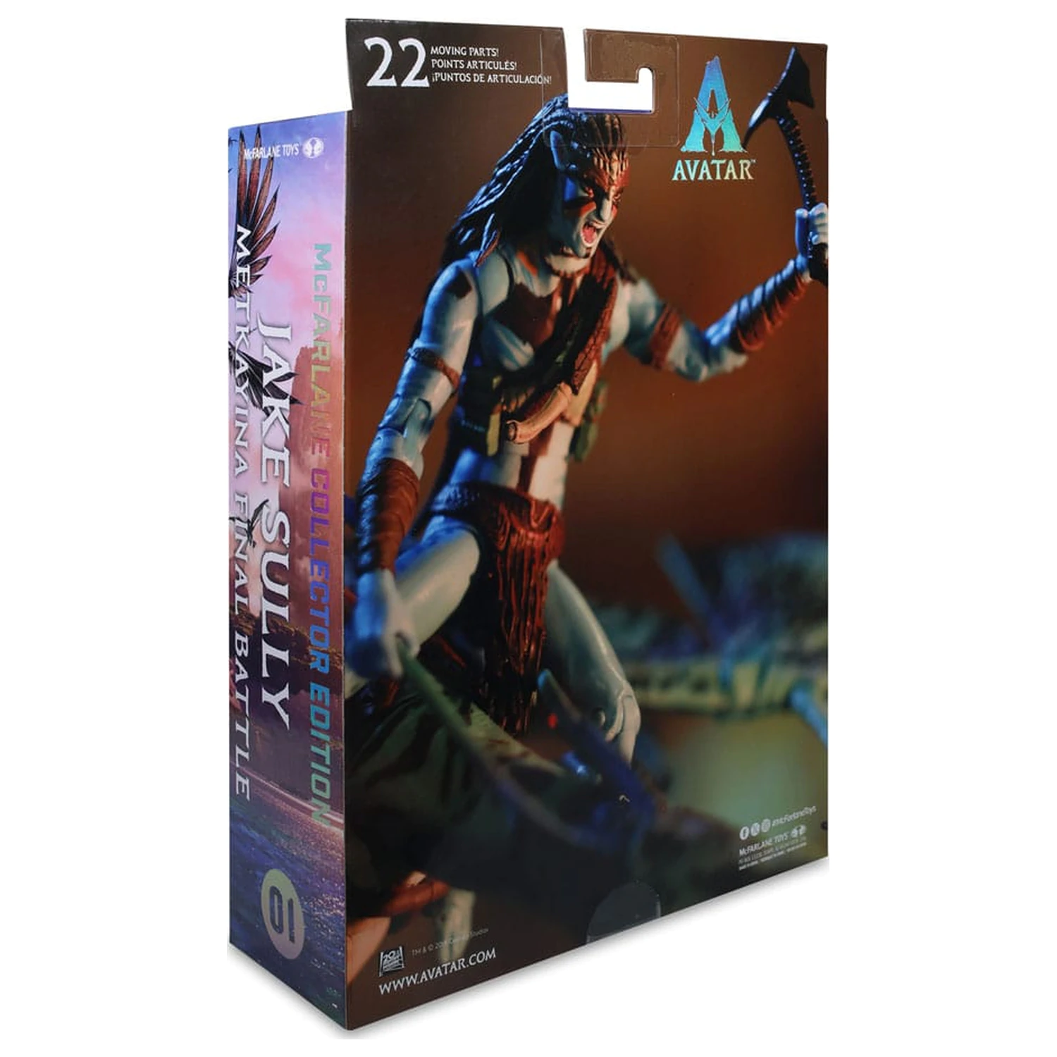 Avatar: Fire and Ash akcijska figura Jake Sully (Metkayina Final Battle) 18 cm fotografija izdelka