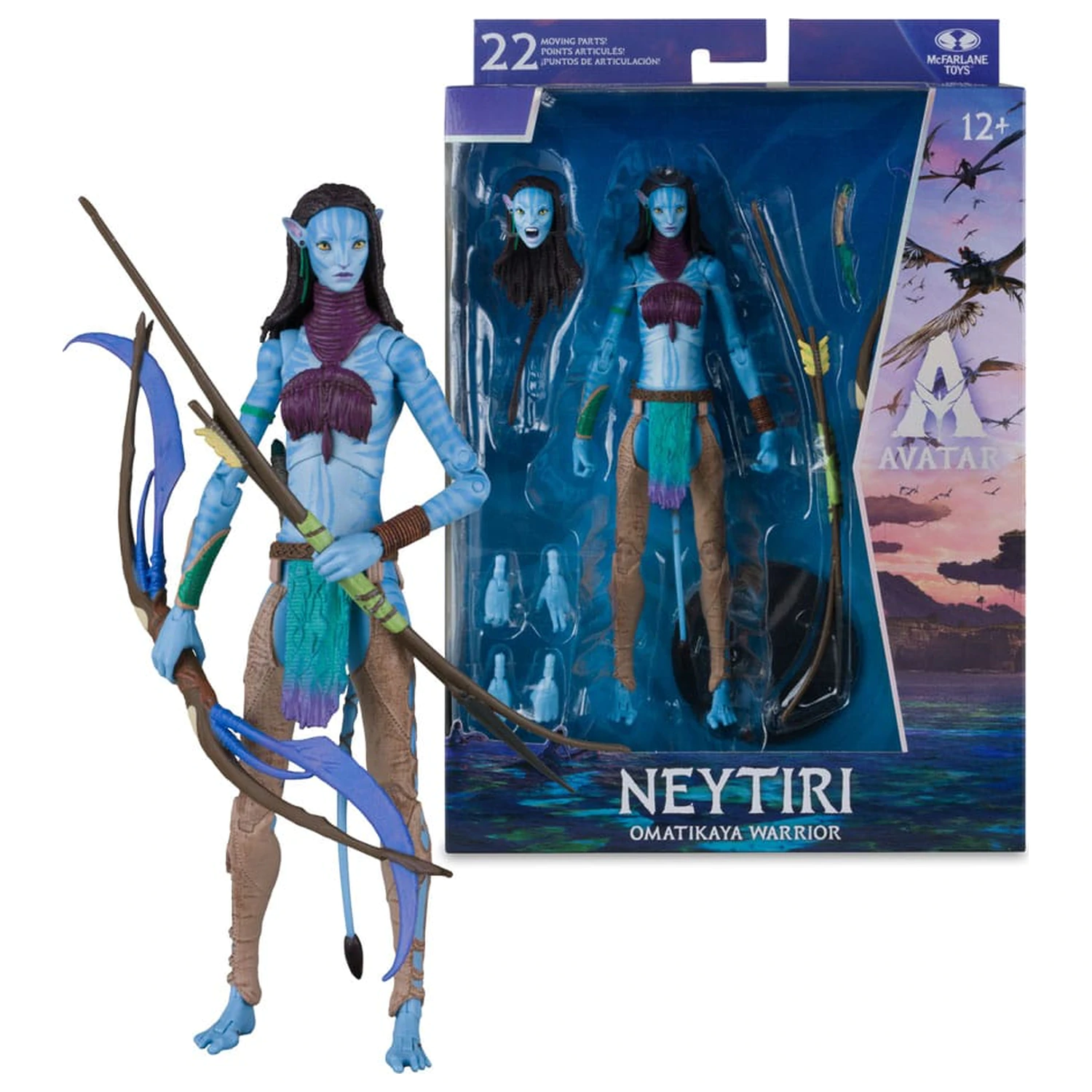 Avatar: Ognj in Pepel akcijska figura Neytiri (Omatikaya bojevnica) 18 cm fotografija izdelka