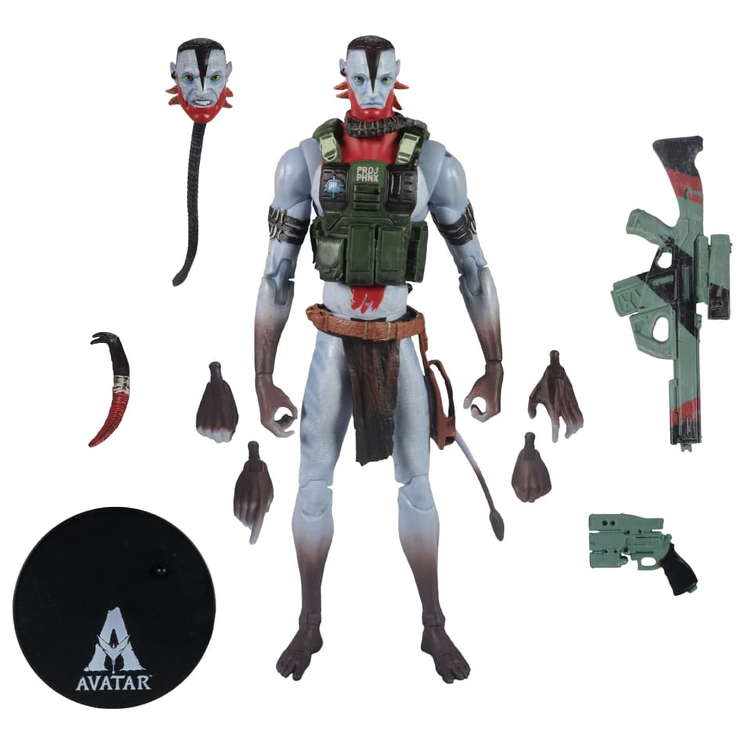 Avatar: Fire and Ash akcijska figura Recom Quaritch (Ash Warrior) 18 cm fotografija izdelka