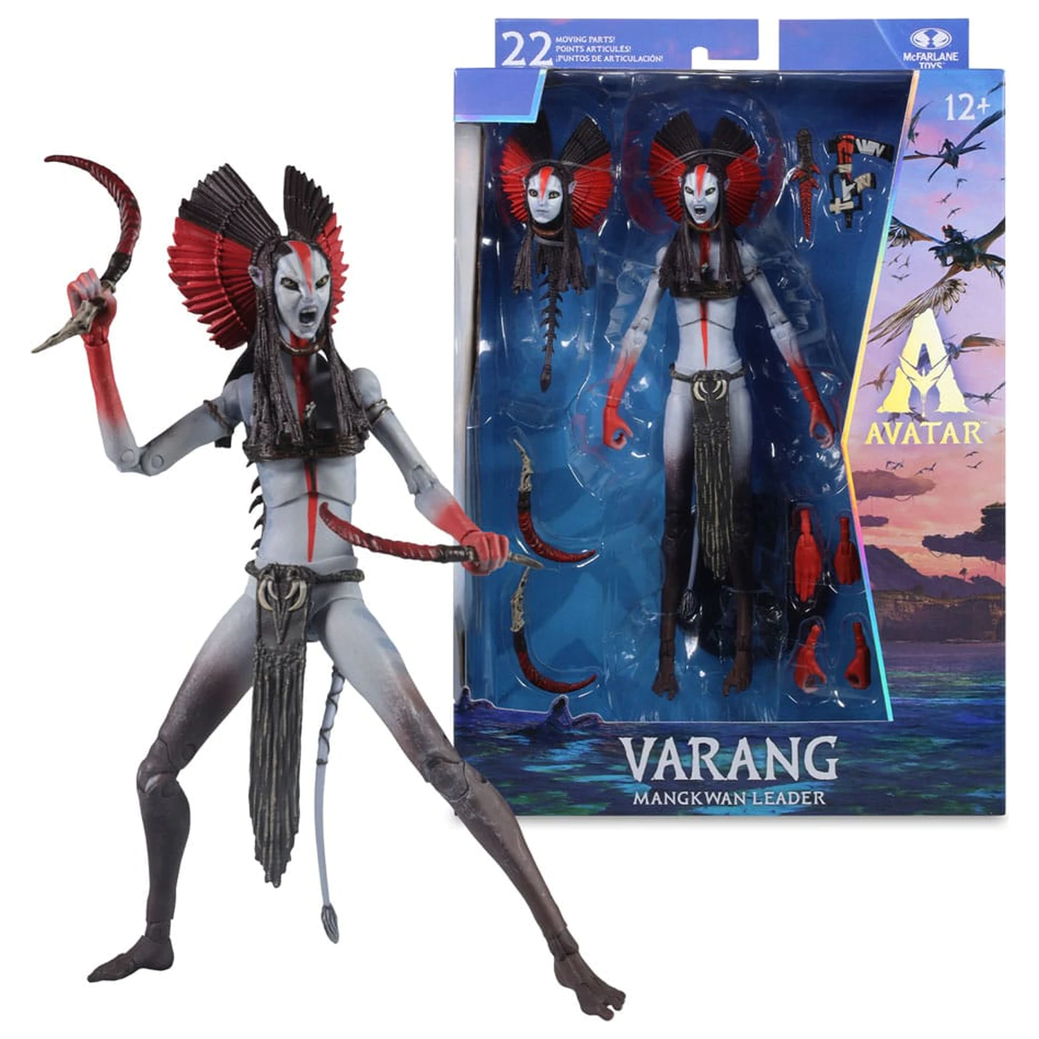 Avatar: Fire and Ash akcijska figura Varang (Mangkwan Leader) 18 cm fotografija izdelka