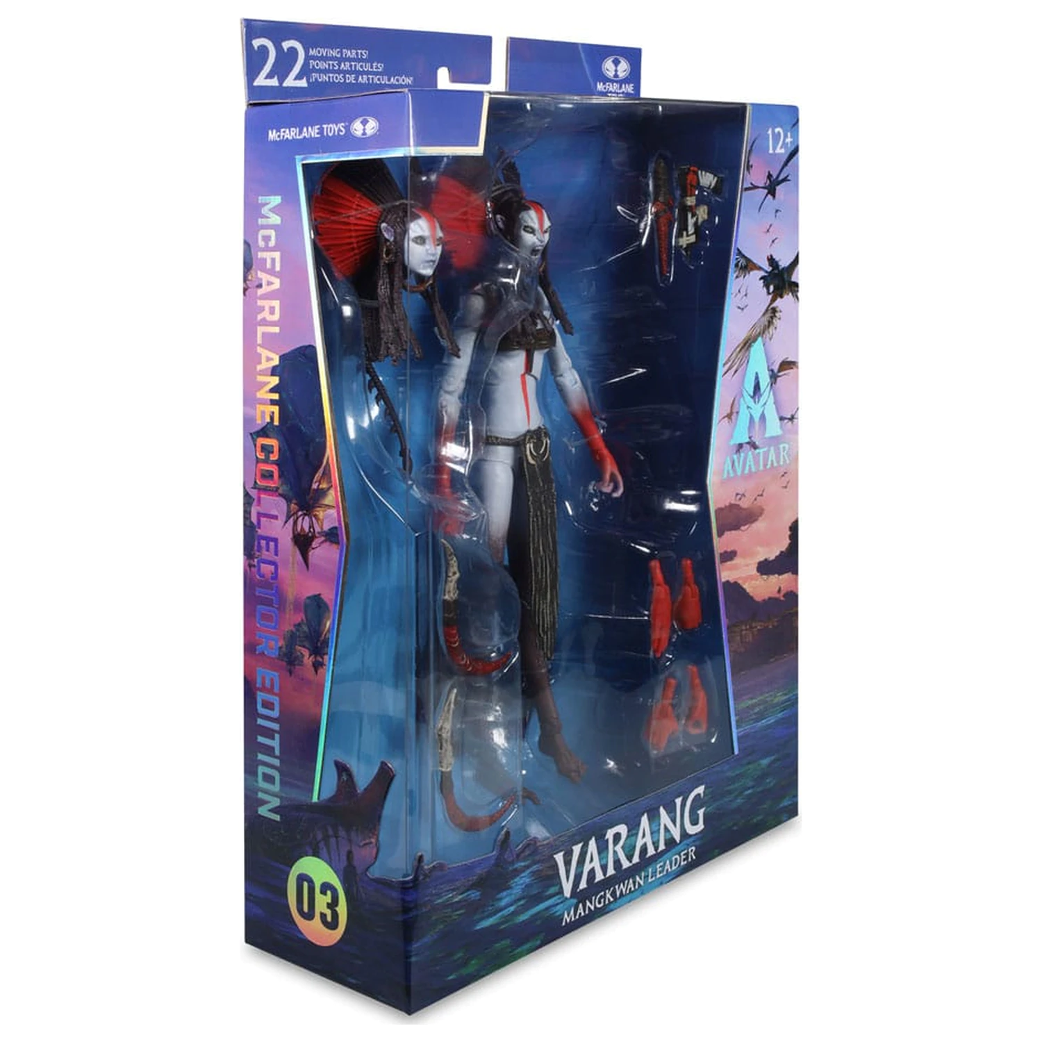 Avatar: Fire and Ash akcijska figura Varang (Mangkwan Leader) 18 cm fotografija izdelka