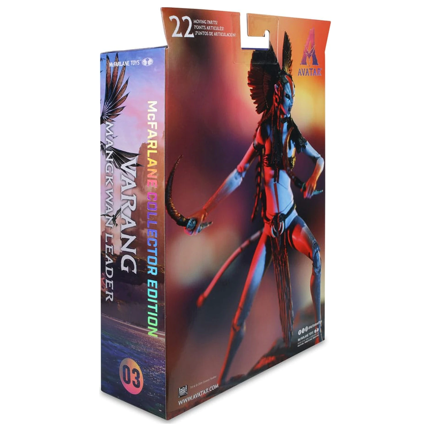 Avatar: Fire and Ash akcijska figura Varang (Mangkwan Leader) 18 cm fotografija izdelka