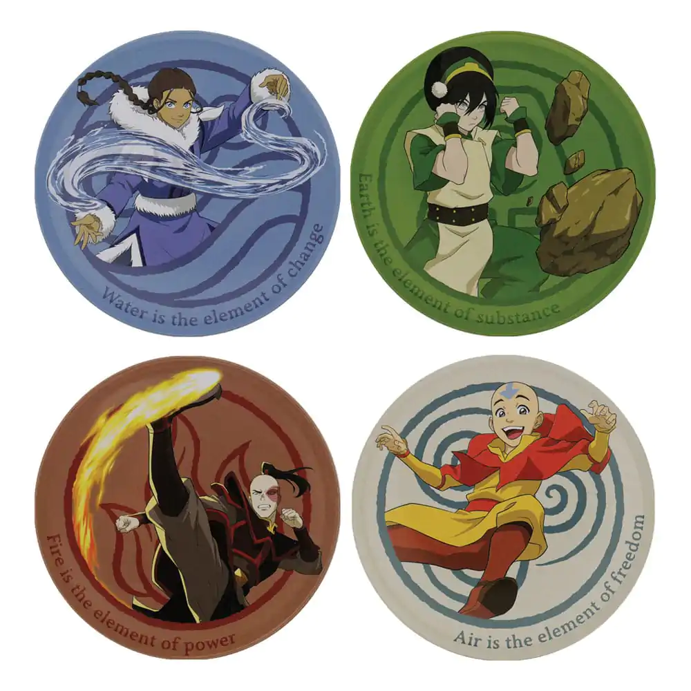 Avatar The Last Airbender Podstavek za kozarce 4-Pack fotografija izdelka