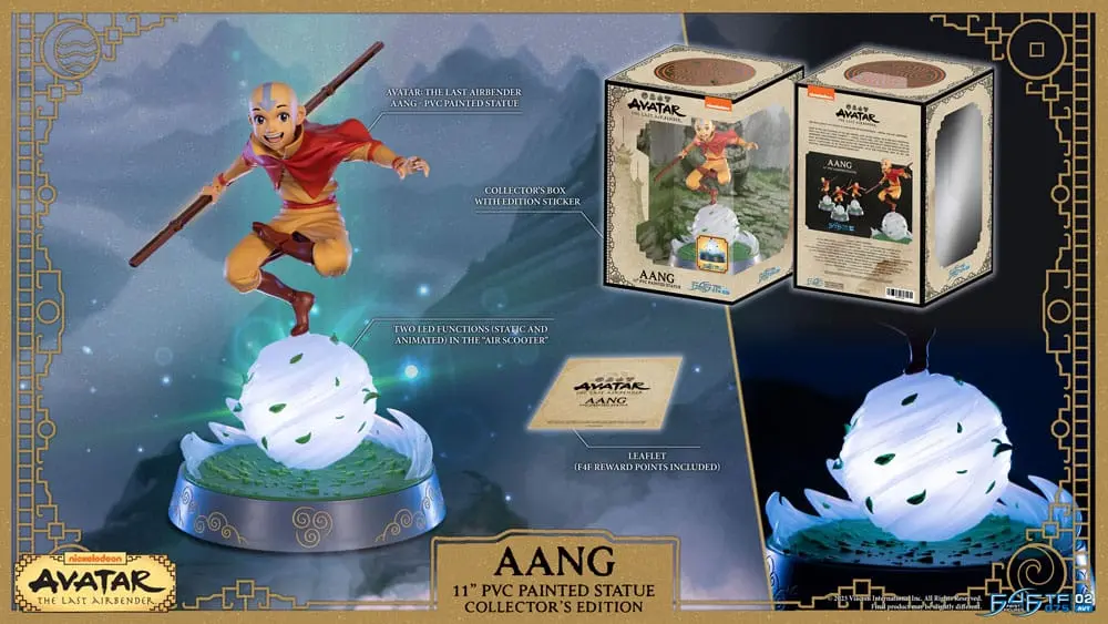 Avatar: The Last Airbender PVC Kip Aang Collector's Edition 27 cm fotografija izdelka