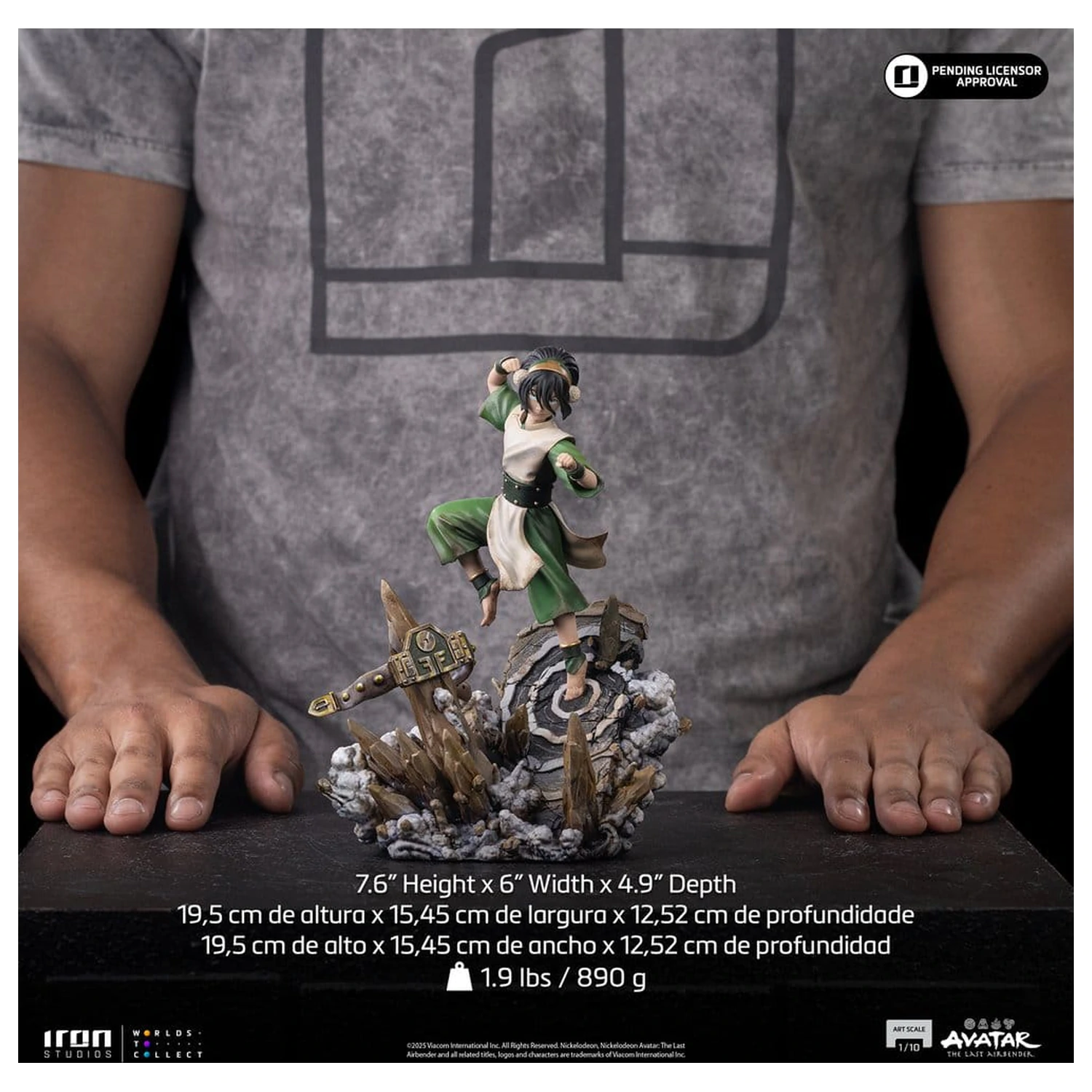 Avatar: The Last Airbender Art Scale kip 1/10 Toph 20 cm fotografija izdelka