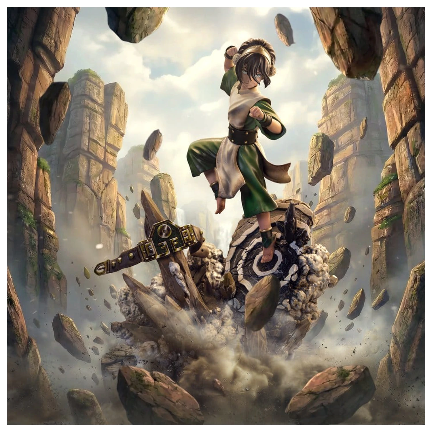Avatar: The Last Airbender Art Scale kip 1/10 Toph 20 cm fotografija izdelka