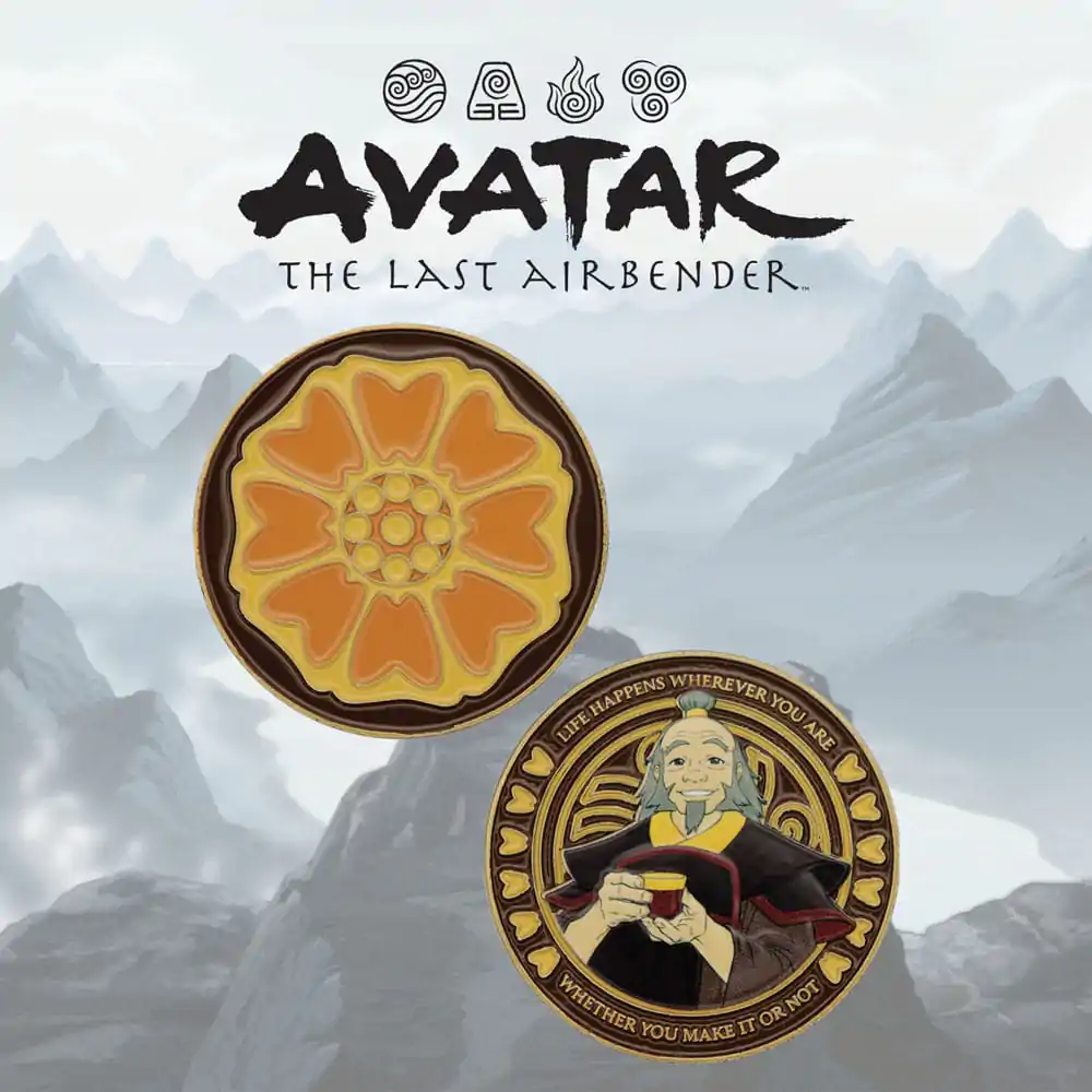 Avatar The Last Airbender Zbirateljski kovanec Iroh Limited Edition fotografija izdelka