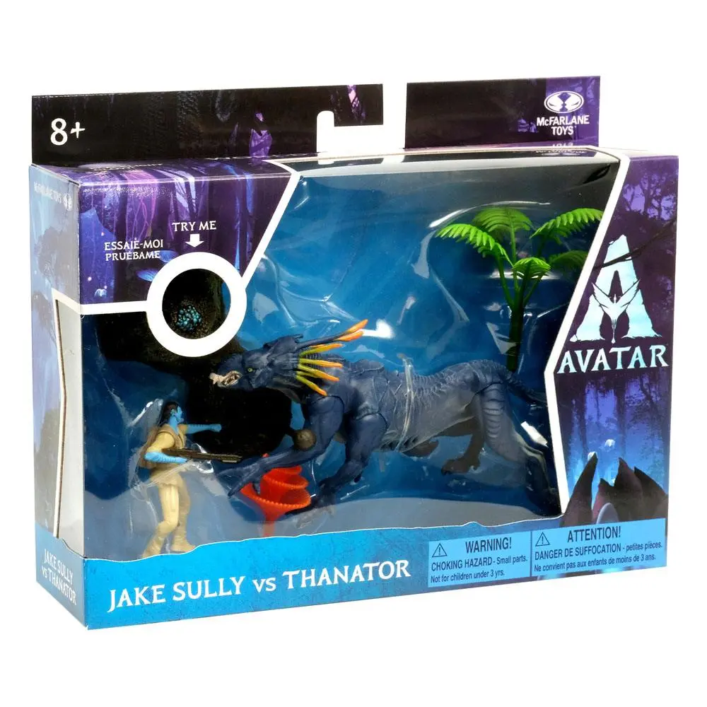 Avatar W.O.P Deluxe figura in vozilo Medium Action Jake proti Thanatorju fotografija izdelka