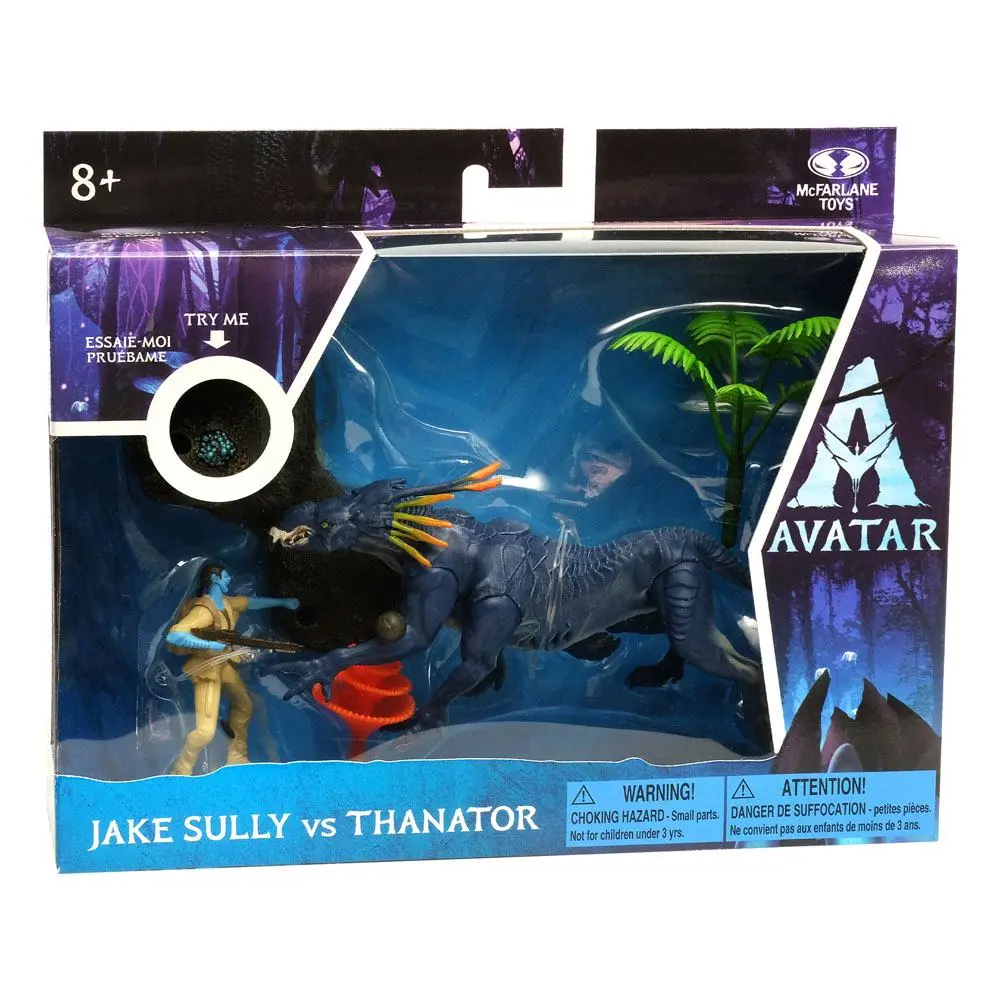 Avatar W.O.P Deluxe figura in vozilo Medium Action Jake proti Thanatorju fotografija izdelka