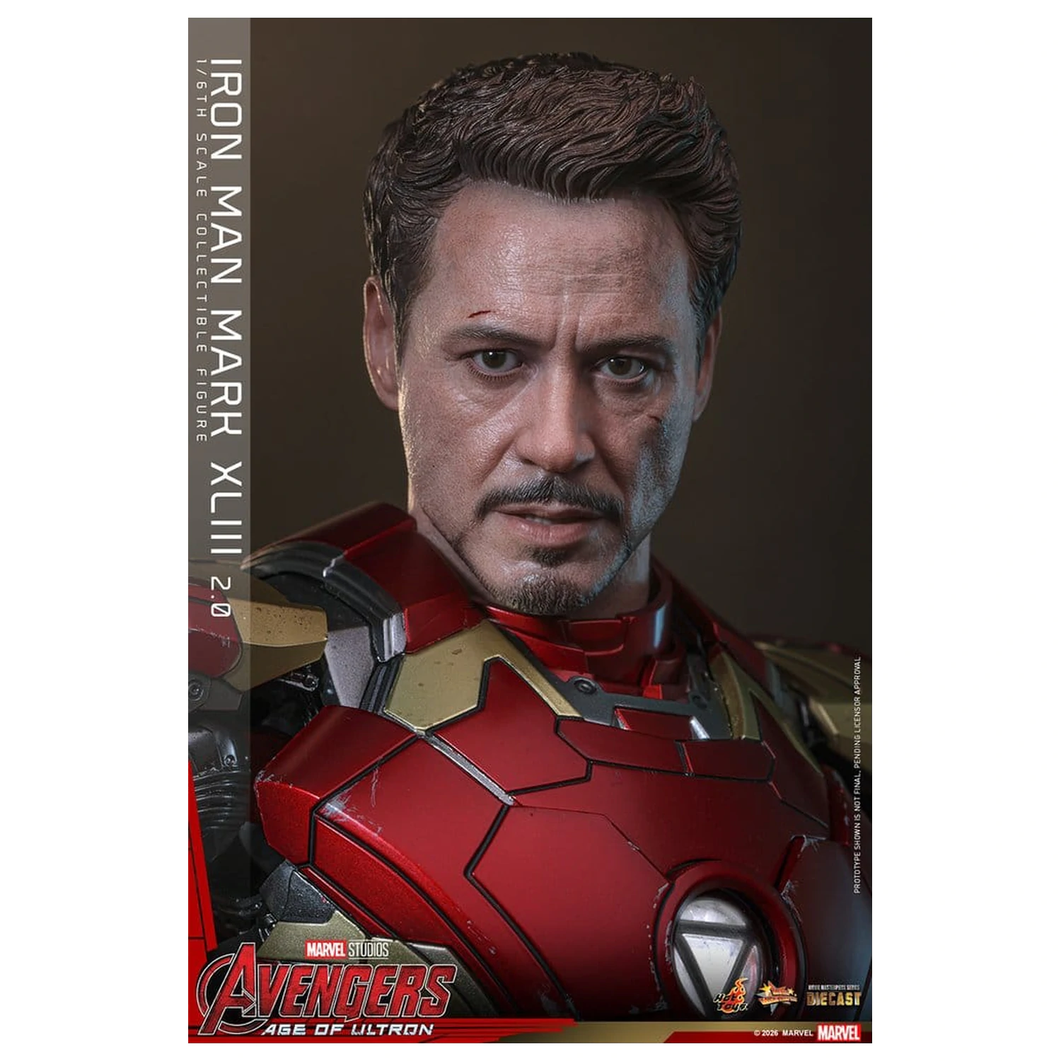 Avengers: Age of Ultron Movie Masterpiece Diecast akcijska figura 1/6 Iron Man Mark XLIII (2.0) 32 cm fotografija izdelka