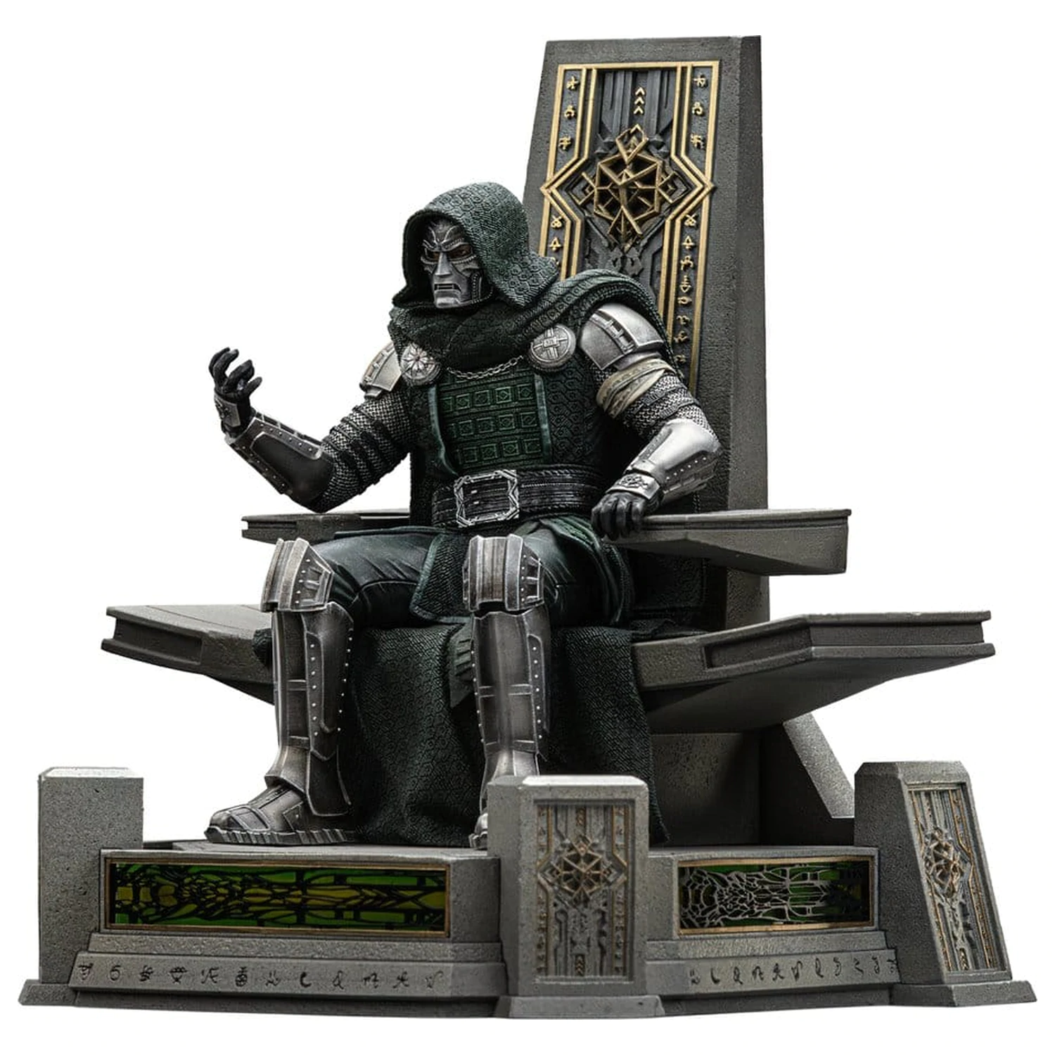 Avengers: Doomsday Art Scale Kip 1/10 Doctor Doom on Throne 22 cm fotografija izdelka