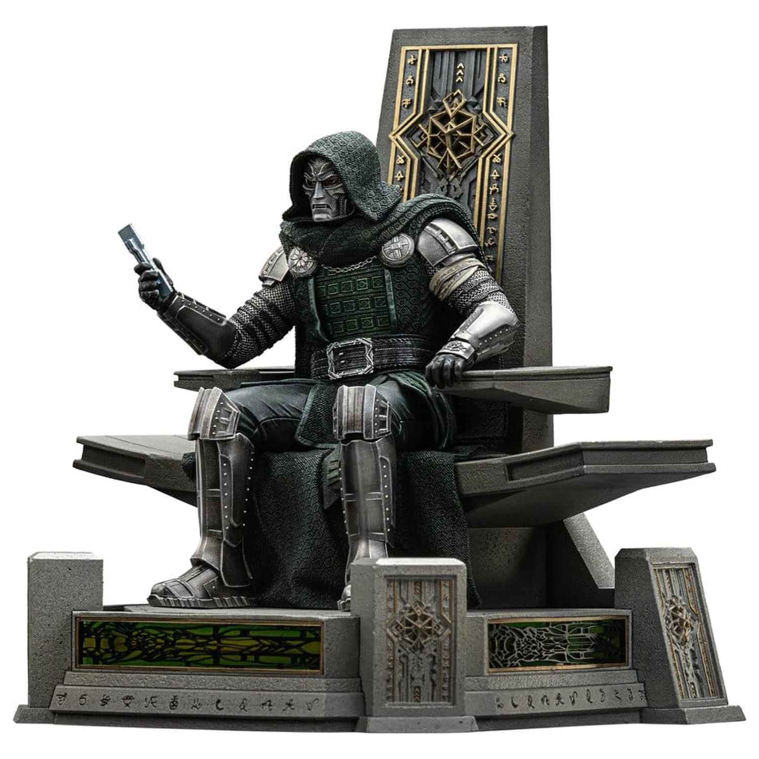 Avengers: Doomsday Art Scale Kip 1/10 Doctor Doom on Throne 22 cm fotografija izdelka