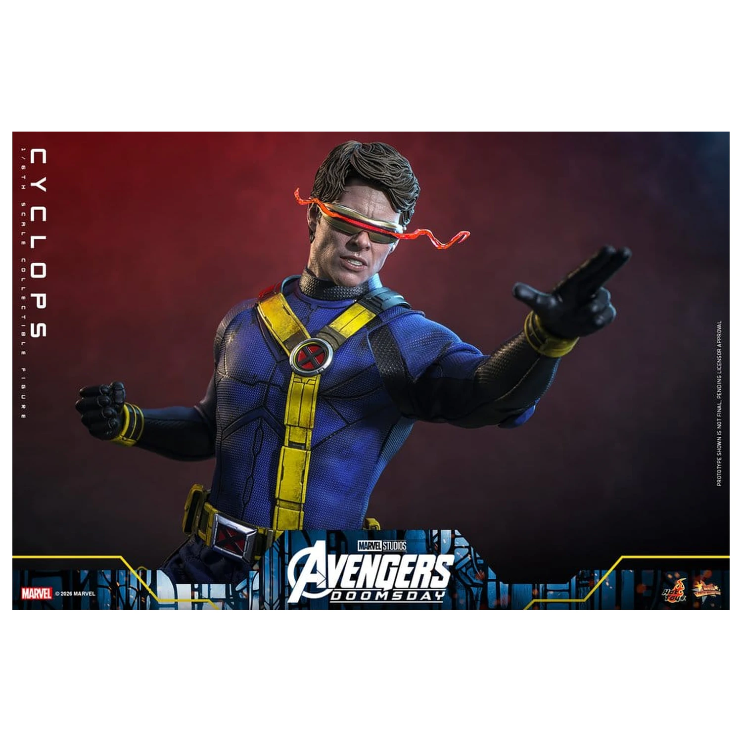 Avengers: Doomsday Movie Masterpiece akcijska figura 1/6 Cyclops 30 cm fotografija izdelka