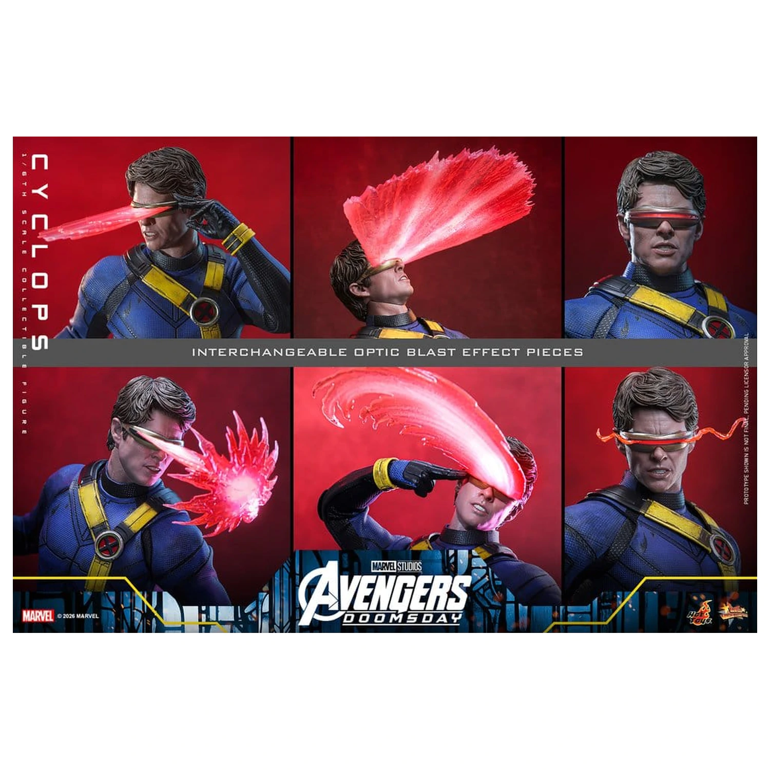 Avengers: Doomsday Movie Masterpiece akcijska figura 1/6 Cyclops 30 cm fotografija izdelka