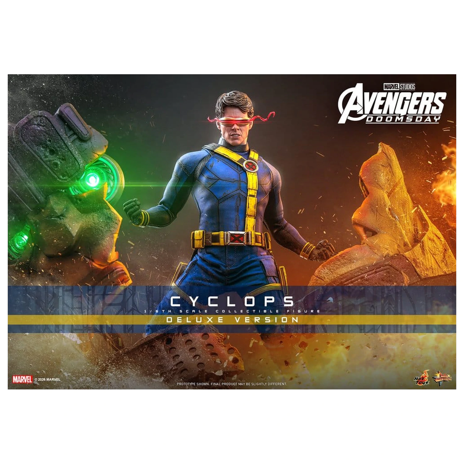Avengers: Doomsday Movie Masterpiece akcijska figura 1/6 Cyclops (Deluxe Version) 30 cm fotografija izdelka