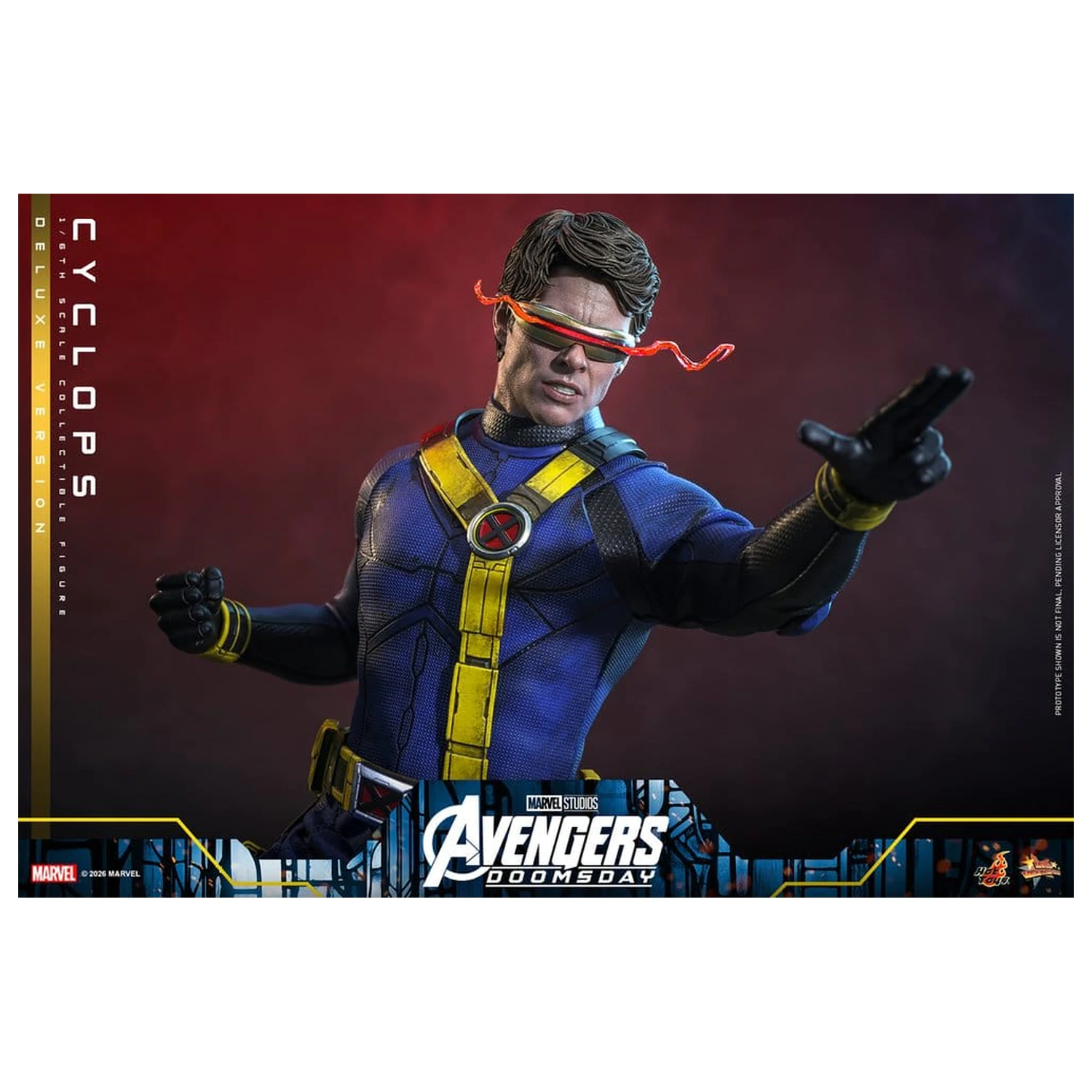 Avengers: Doomsday Movie Masterpiece akcijska figura 1/6 Cyclops (Deluxe Version) 30 cm fotografija izdelka