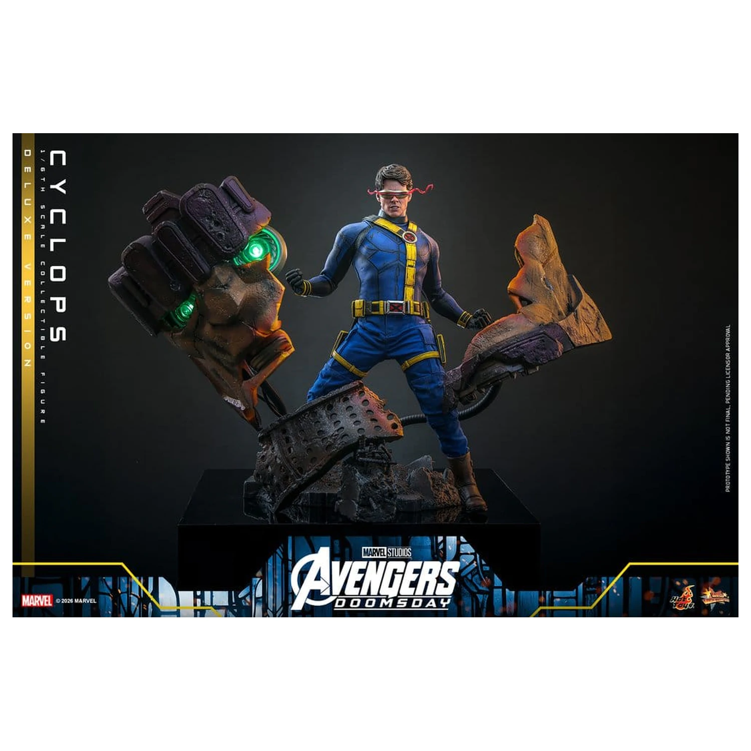 Avengers: Doomsday Movie Masterpiece akcijska figura 1/6 Cyclops (Deluxe Version) 30 cm fotografija izdelka