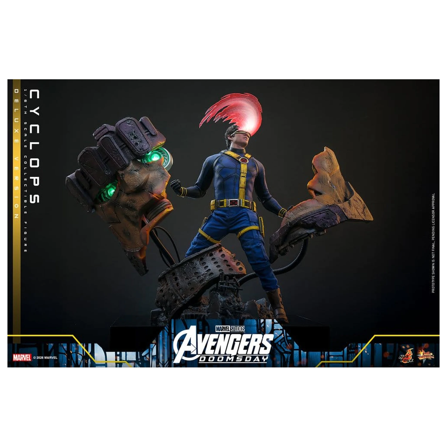 Avengers: Doomsday Movie Masterpiece akcijska figura 1/6 Cyclops (Deluxe Version) 30 cm fotografija izdelka