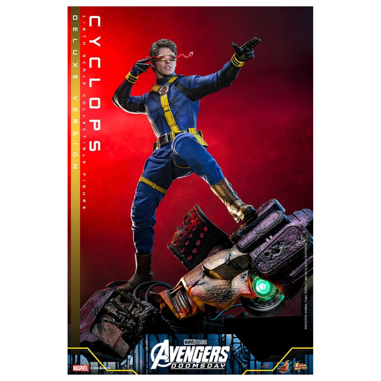 Avengers: Doomsday Movie Masterpiece akcijska figura 1/6 Cyclops (Deluxe Version) 30 cm fotografija izdelka