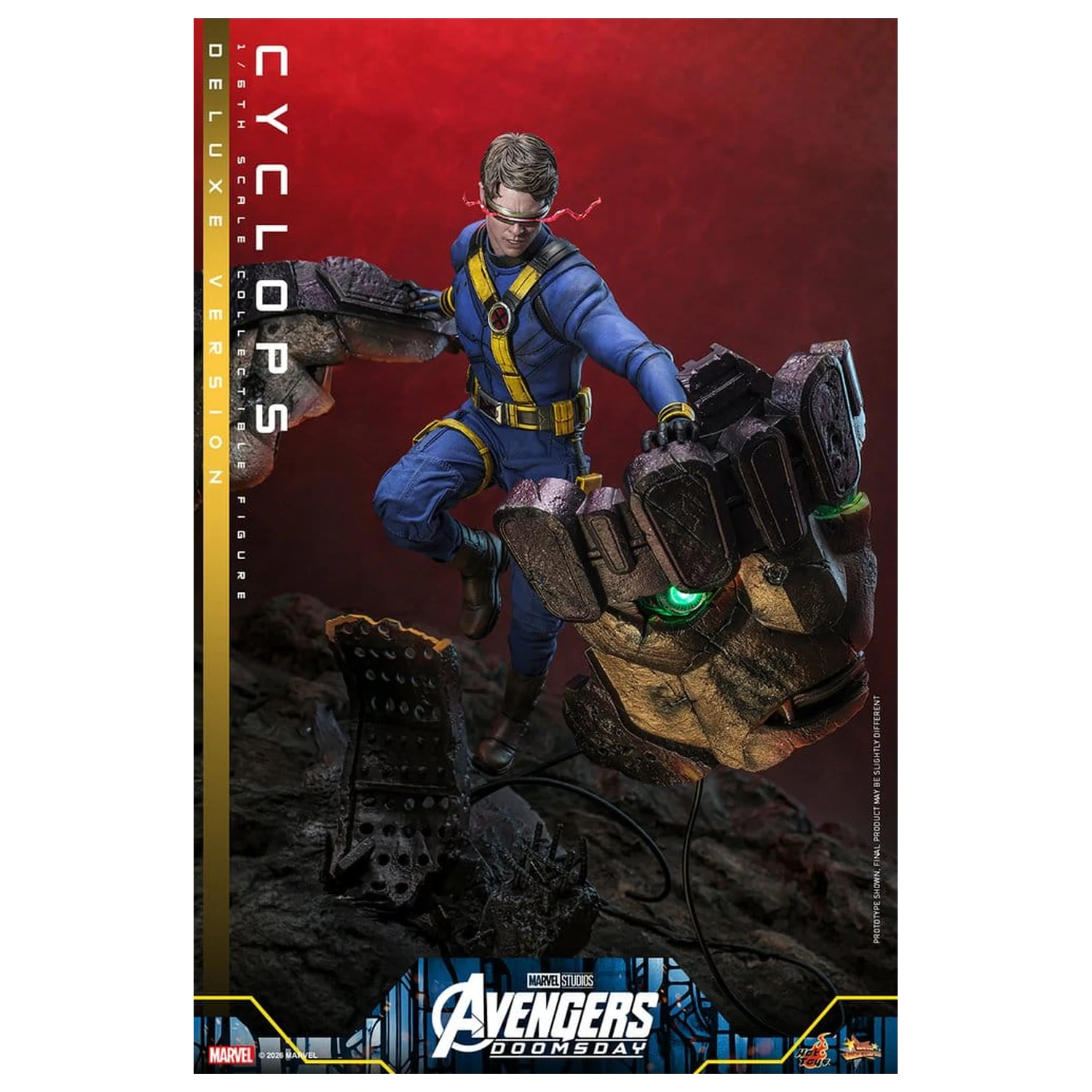 Avengers: Doomsday Movie Masterpiece akcijska figura 1/6 Cyclops (Deluxe Version) 30 cm fotografija izdelka