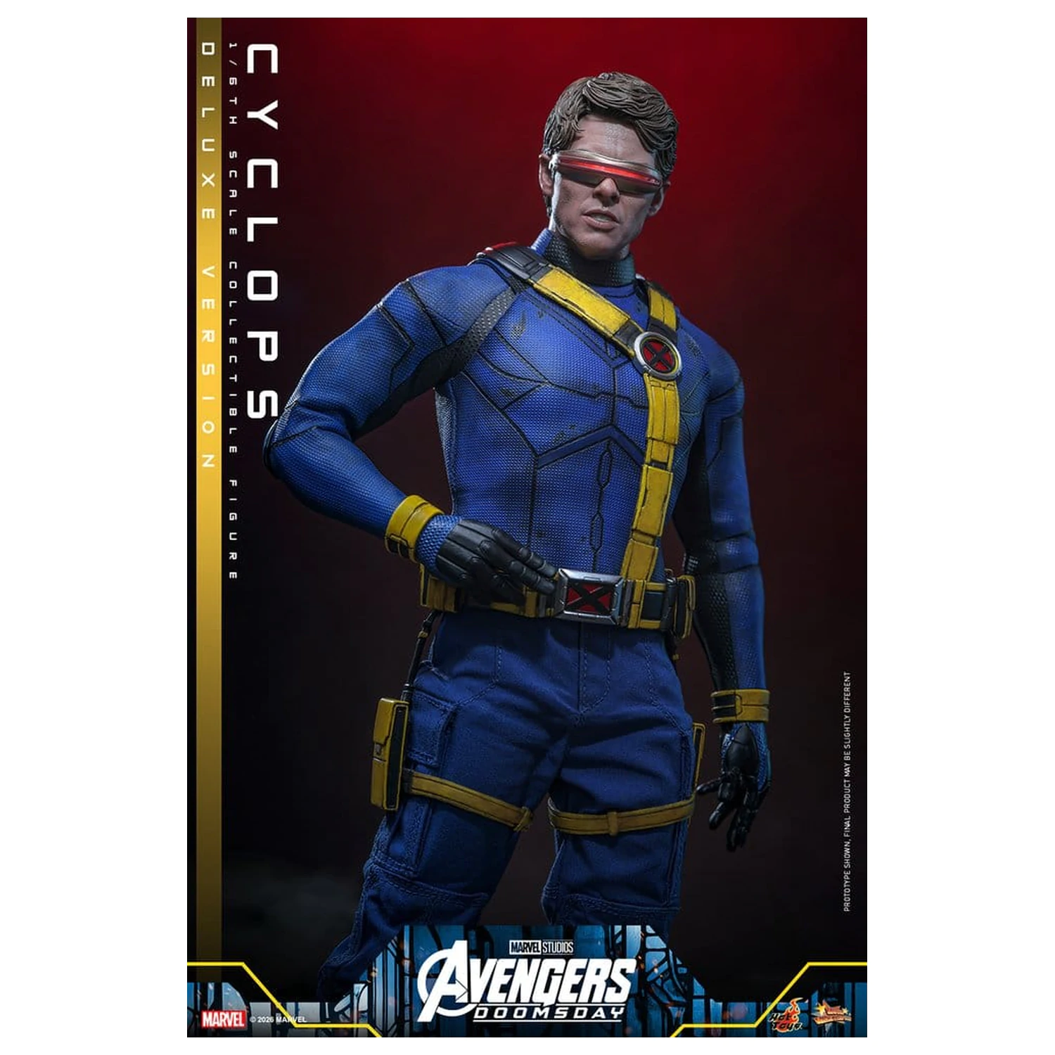 Avengers: Doomsday Movie Masterpiece akcijska figura 1/6 Cyclops (Deluxe Version) 30 cm fotografija izdelka