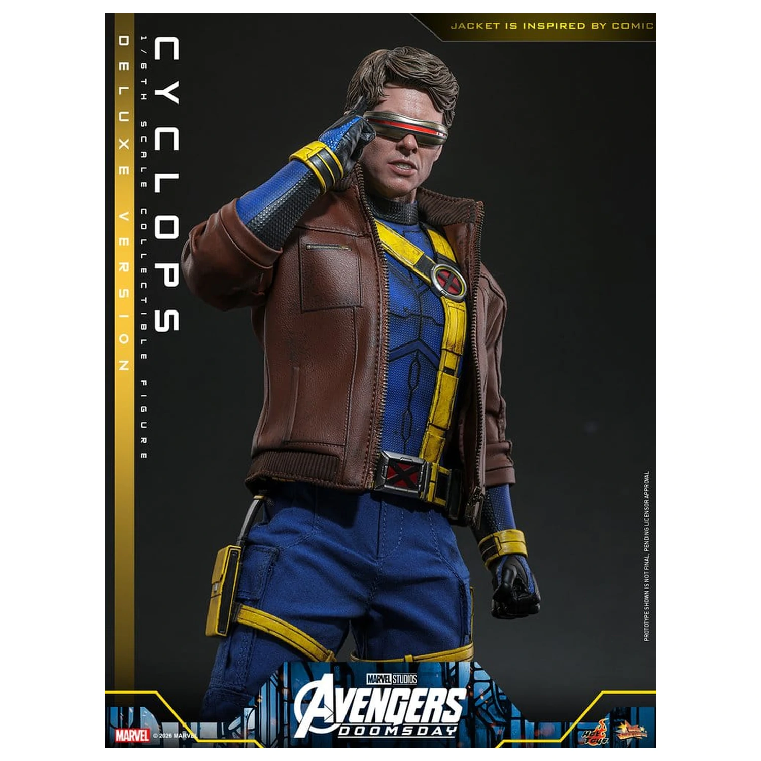 Avengers: Doomsday Movie Masterpiece akcijska figura 1/6 Cyclops (Deluxe Version) 30 cm fotografija izdelka