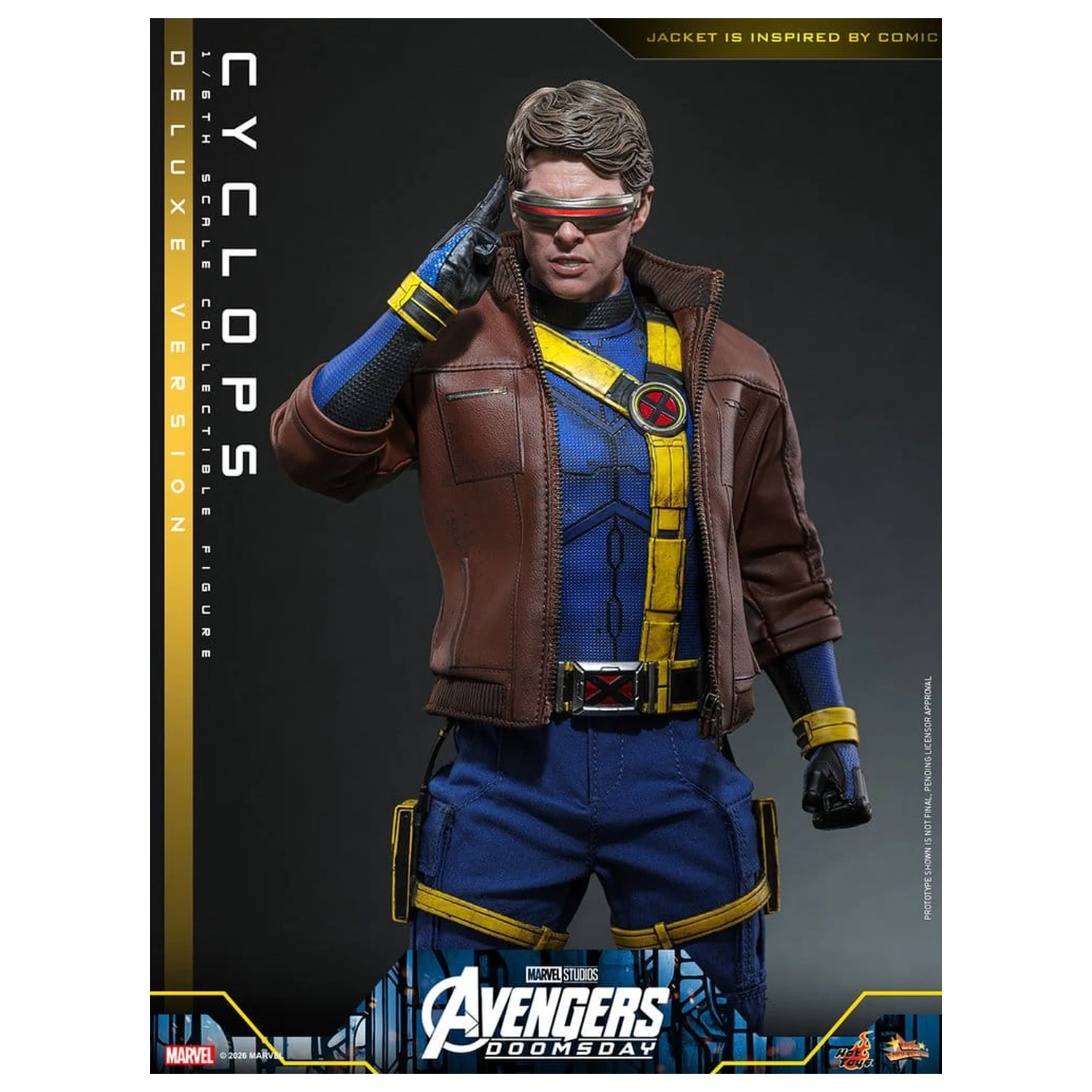 Avengers: Doomsday Movie Masterpiece akcijska figura 1/6 Cyclops (Deluxe Version) 30 cm fotografija izdelka