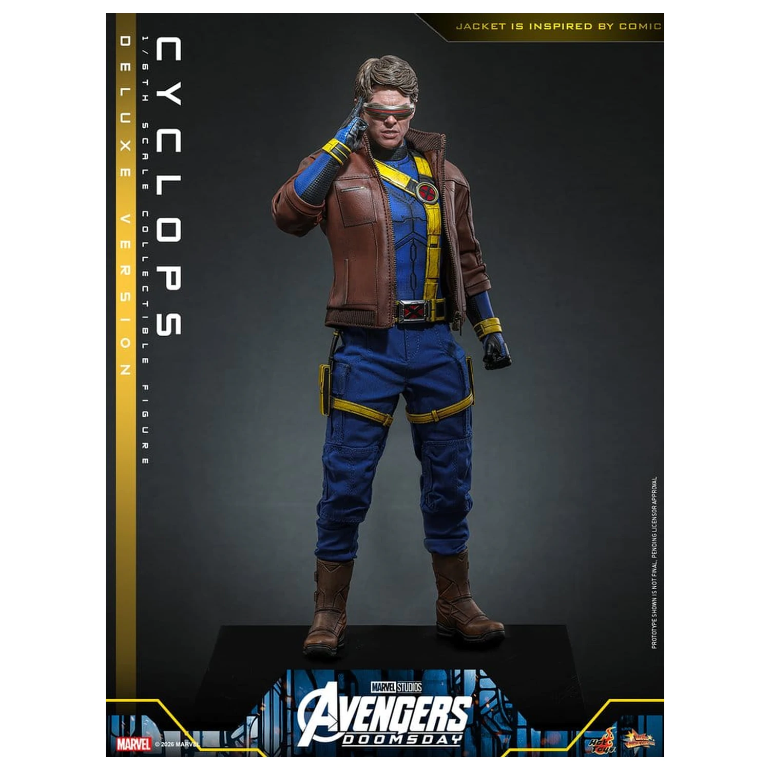 Avengers: Doomsday Movie Masterpiece akcijska figura 1/6 Cyclops (Deluxe Version) 30 cm fotografija izdelka