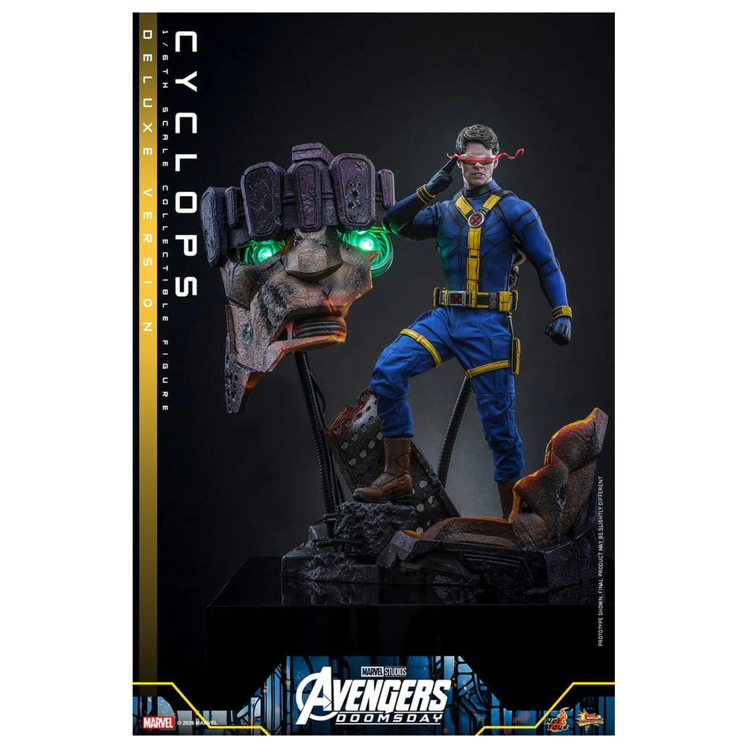 Avengers: Doomsday Movie Masterpiece akcijska figura 1/6 Cyclops (Deluxe Version) 30 cm fotografija izdelka