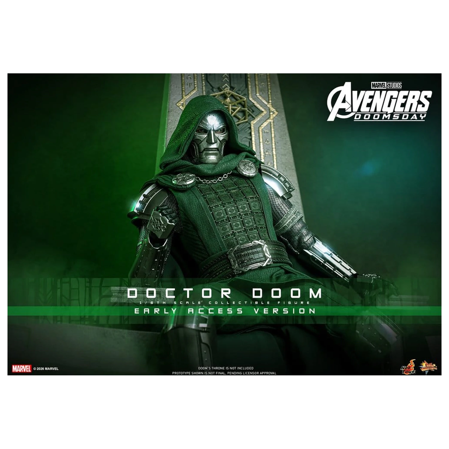 Avengers: Doomsday Movie Masterpiece akcijska figura 1/6 Doctor Doom 31 cm fotografija izdelka