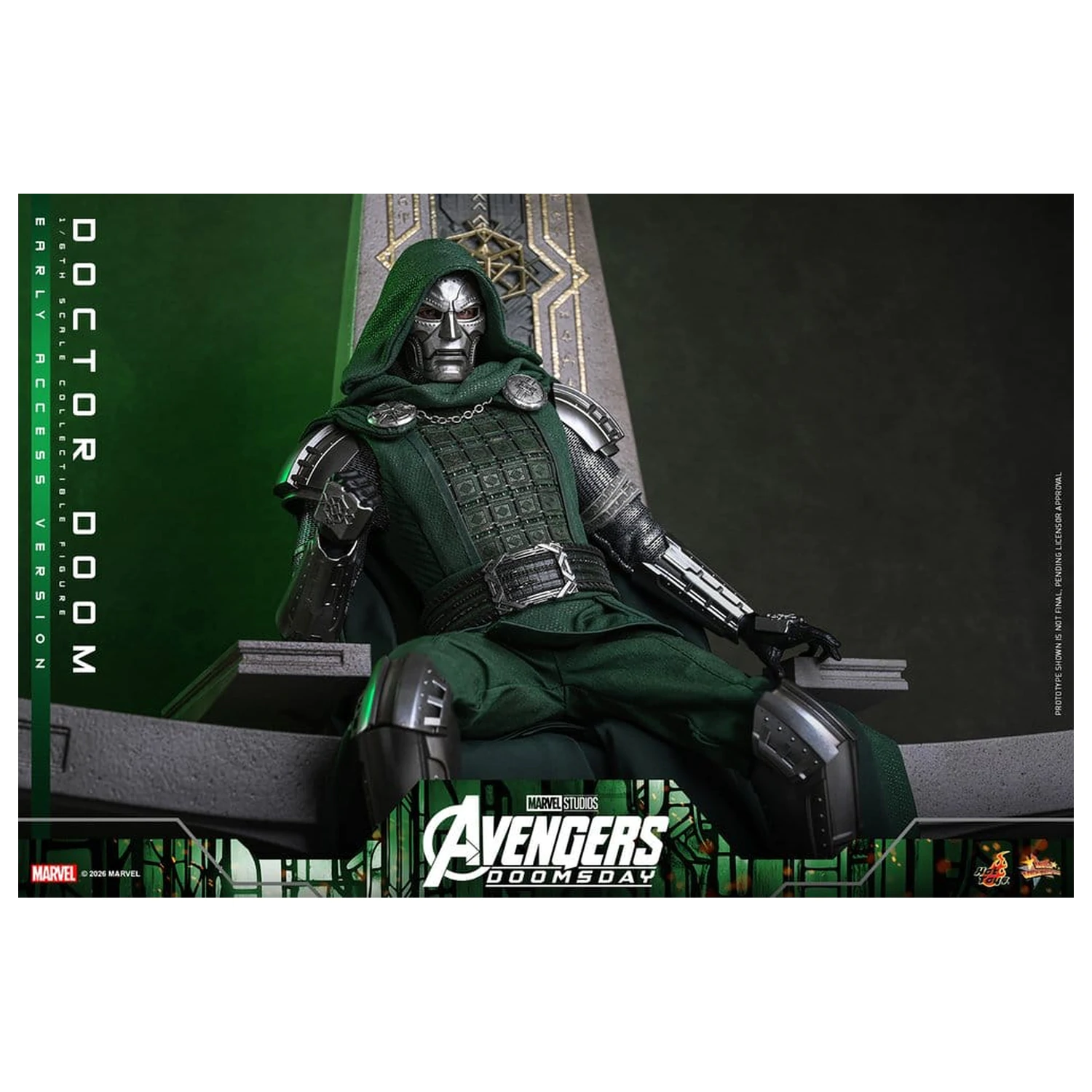Avengers: Doomsday Movie Masterpiece akcijska figura 1/6 Doctor Doom 31 cm fotografija izdelka