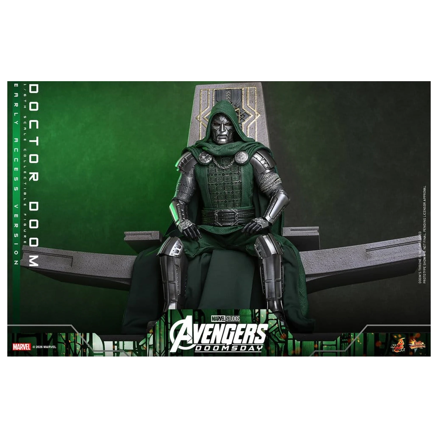 Avengers: Doomsday Movie Masterpiece akcijska figura 1/6 Doctor Doom 31 cm fotografija izdelka