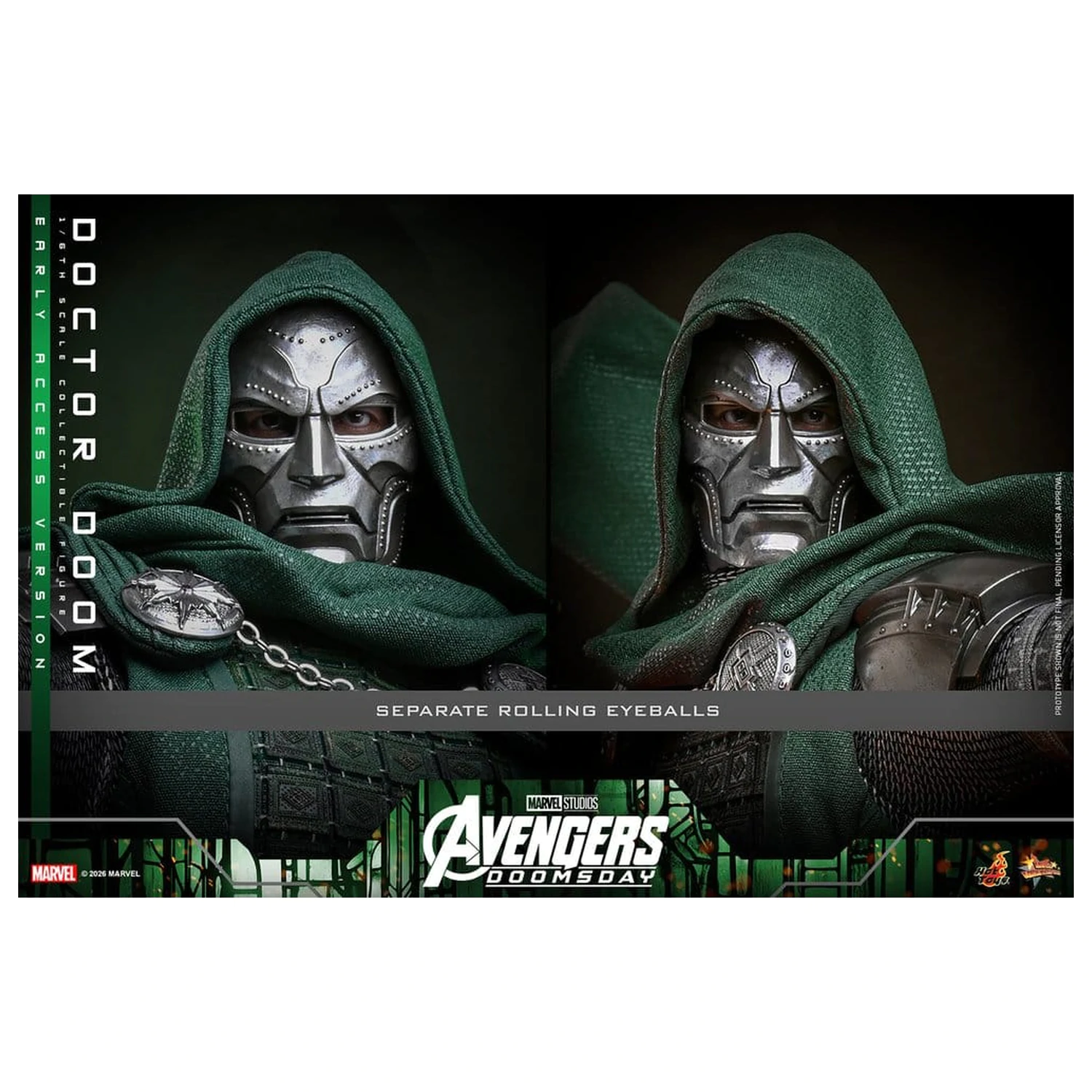 Avengers: Doomsday Movie Masterpiece akcijska figura 1/6 Doctor Doom 31 cm fotografija izdelka