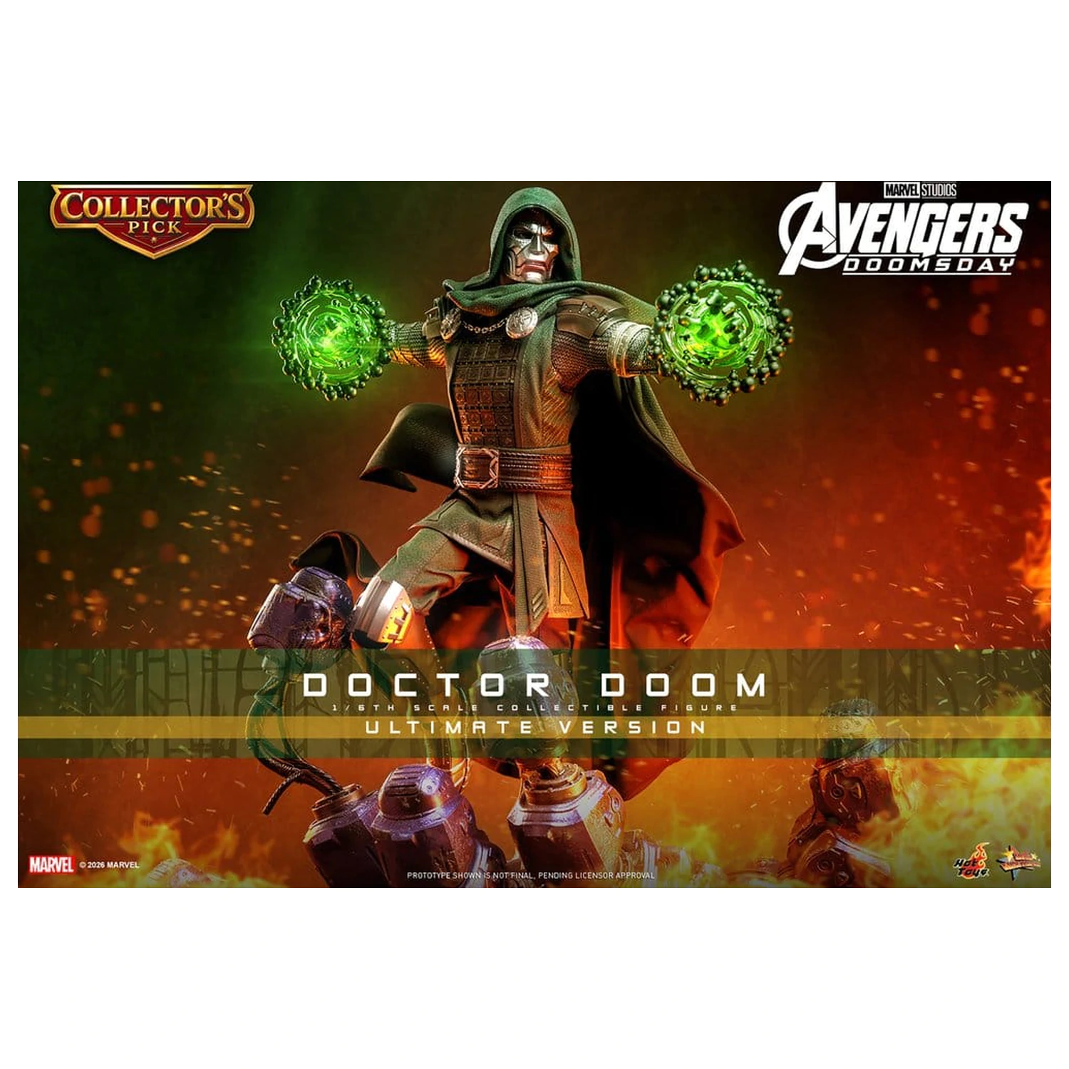 Avengers: Doomsday Movie Masterpiece akcijska figura 1/6 Doctor Doom (Ultimate Version) 31 cm fotografija izdelka