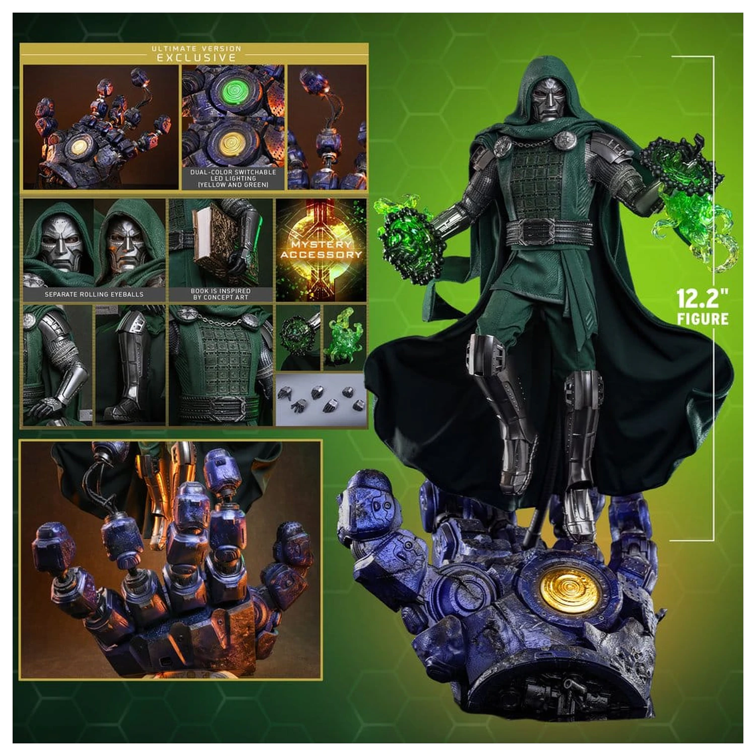 Avengers: Doomsday Movie Masterpiece akcijska figura 1/6 Doctor Doom (Ultimate Version) 31 cm fotografija izdelka