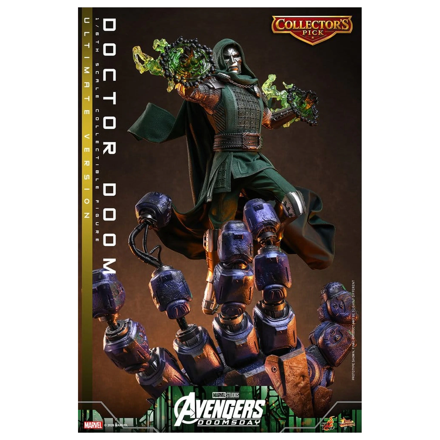 Avengers: Doomsday Movie Masterpiece akcijska figura 1/6 Doctor Doom (Ultimate Version) 31 cm fotografija izdelka