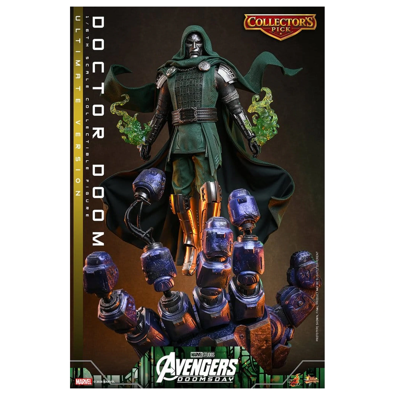 Avengers: Doomsday Movie Masterpiece akcijska figura 1/6 Doctor Doom (Ultimate Version) 31 cm fotografija izdelka