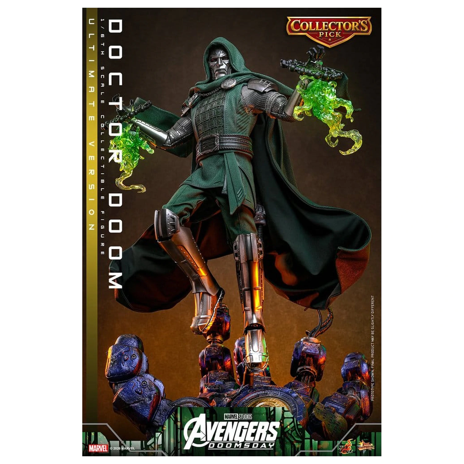 Avengers: Doomsday Movie Masterpiece akcijska figura 1/6 Doctor Doom (Ultimate Version) 31 cm fotografija izdelka