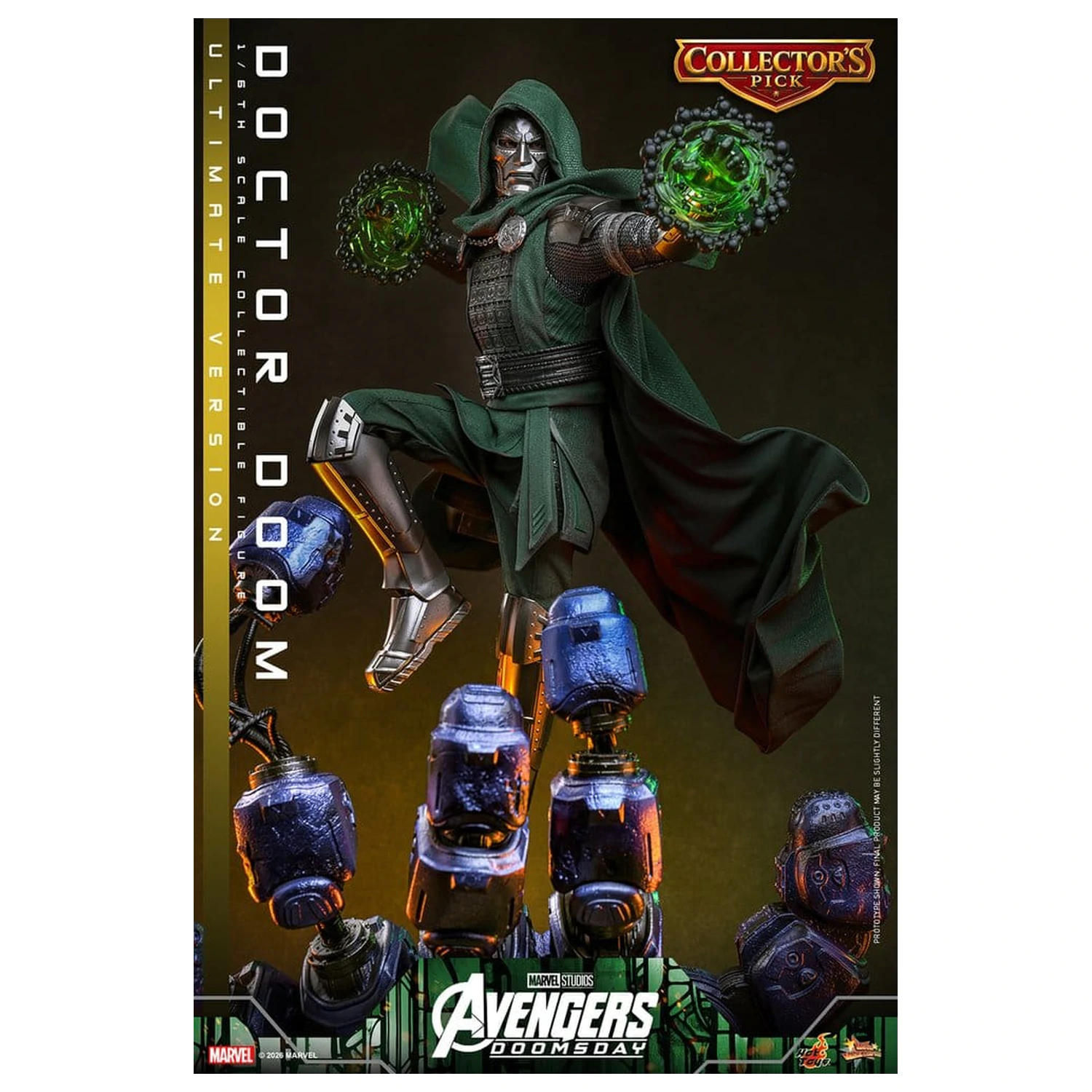 Avengers: Doomsday Movie Masterpiece akcijska figura 1/6 Doctor Doom (Ultimate Version) 31 cm fotografija izdelka