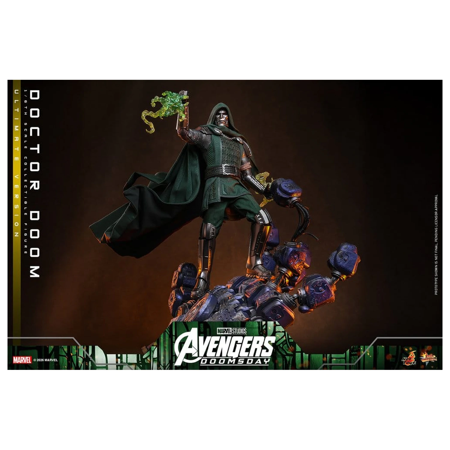 Avengers: Doomsday Movie Masterpiece akcijska figura 1/6 Doctor Doom (Ultimate Version) 31 cm fotografija izdelka