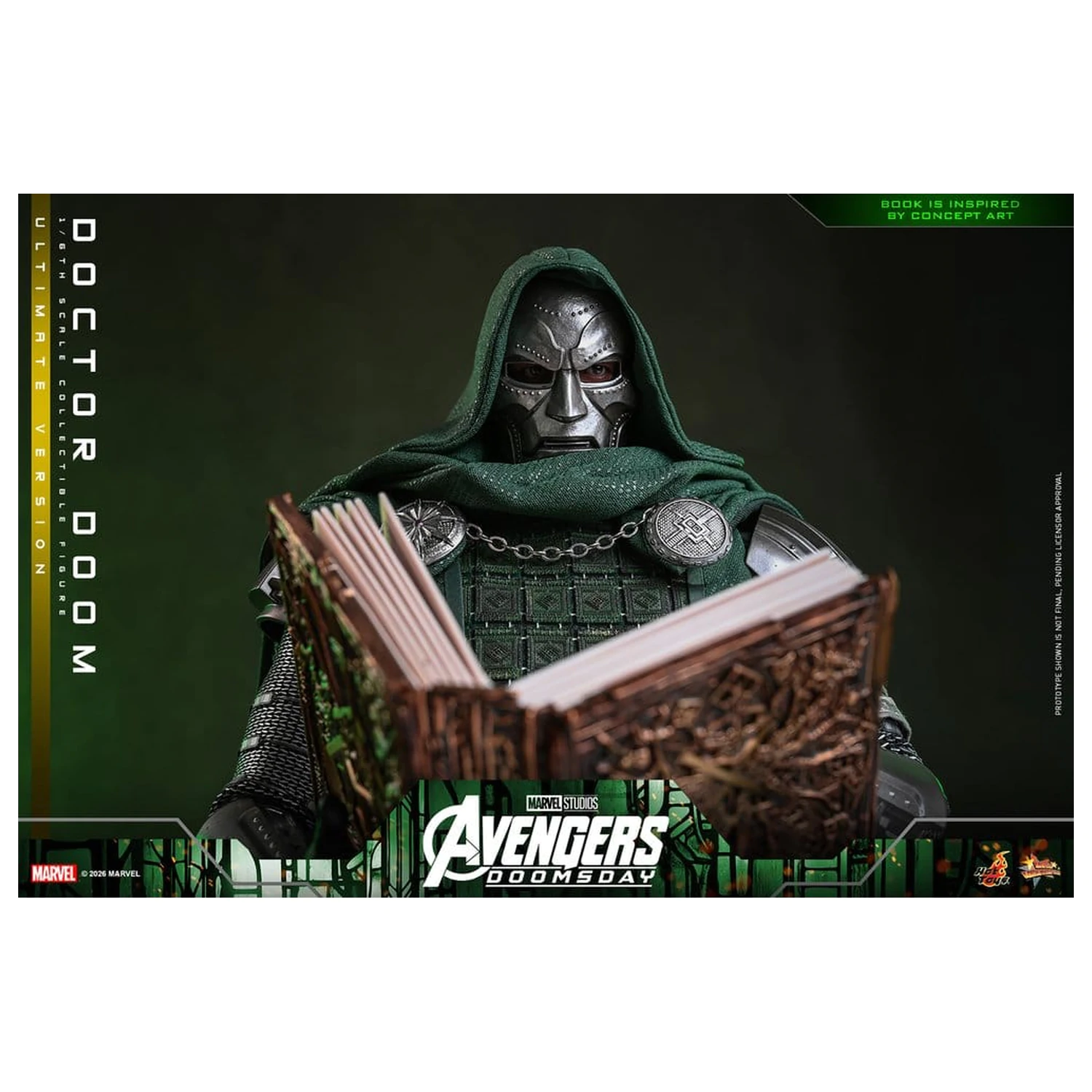 Avengers: Doomsday Movie Masterpiece akcijska figura 1/6 Doctor Doom (Ultimate Version) 31 cm fotografija izdelka