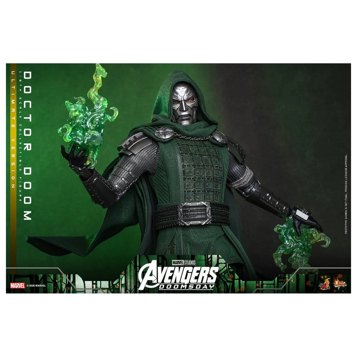 Avengers: Doomsday Movie Masterpiece akcijska figura 1/6 Doctor Doom (Ultimate Version) 31 cm fotografija izdelka
