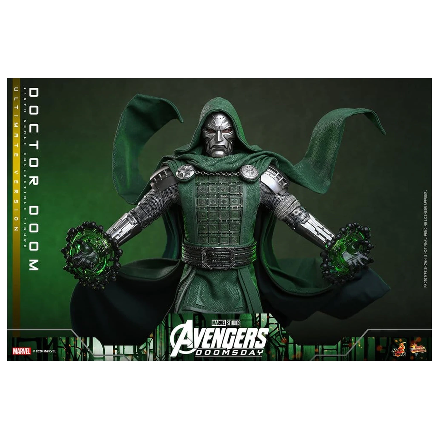Avengers: Doomsday Movie Masterpiece akcijska figura 1/6 Doctor Doom (Ultimate Version) 31 cm fotografija izdelka